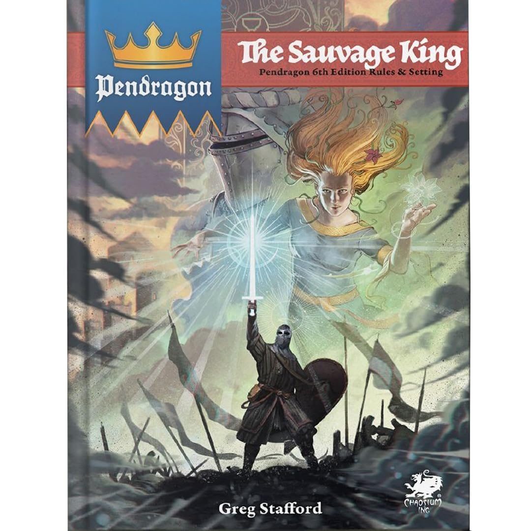 Chaosium Pendragon: The Sauvage King RPG Scenario Book - Hardcover | English 1