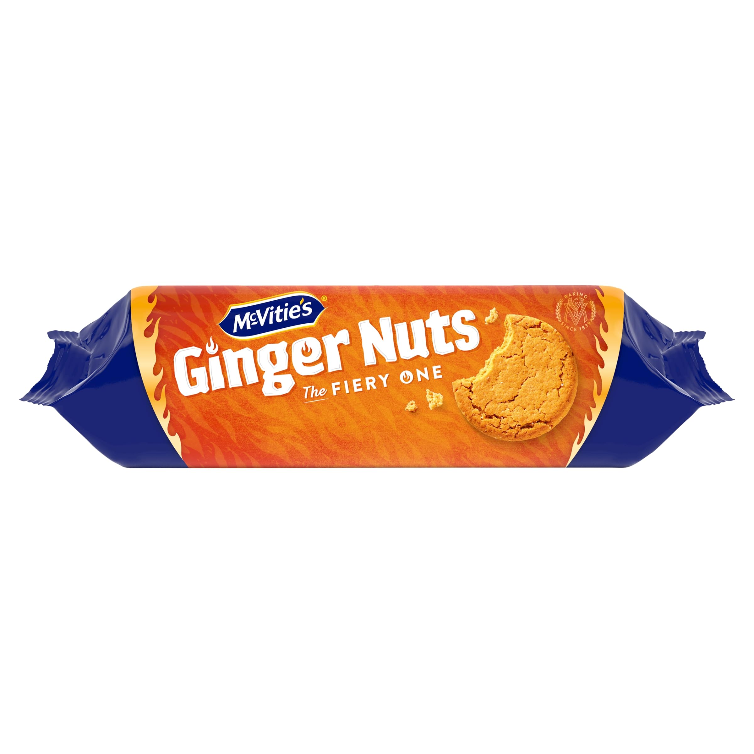 McVitie's Ginger Nuts Biscuits - Perfectly Spiced Ginger Flavor | 250g Pack