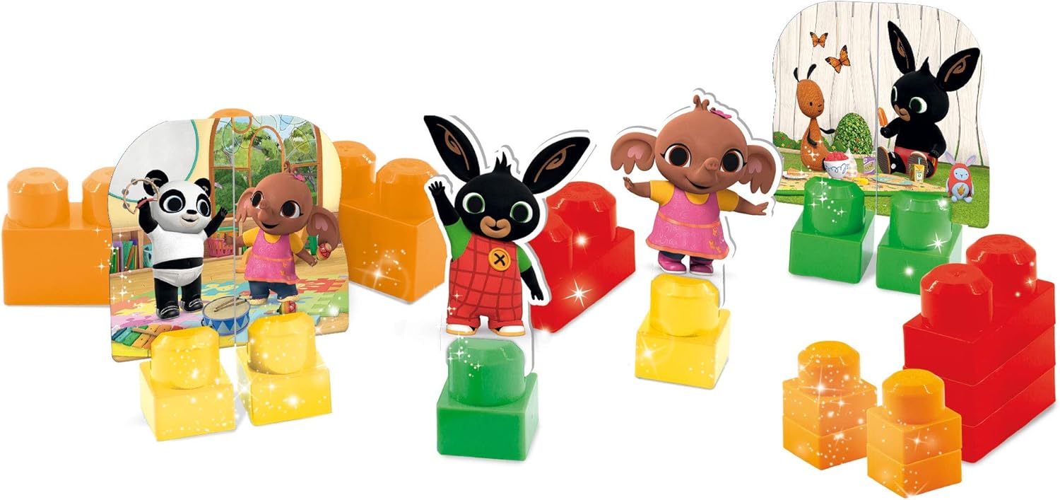 Liscianigiochi Bing Backpack Construction Set for Kids, Red