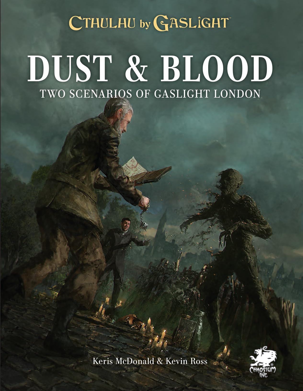 Chaosium Call of Cthulhu: Cthulhu By Gaslight - Dust & Blood RPG Supplement | Hardcover 1