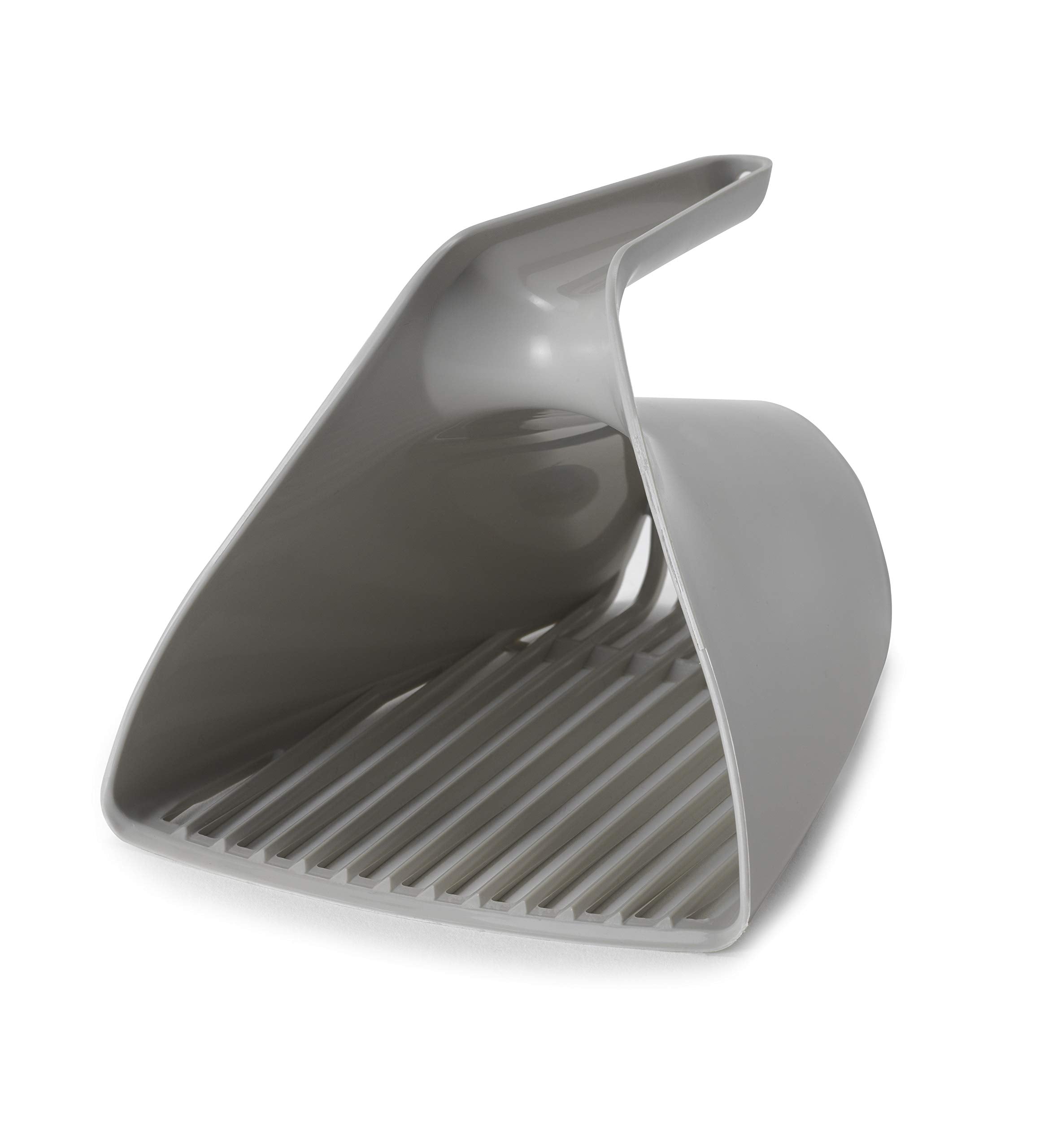 Moderna Scoop & Sift Litter Scoop - Premium Plastic | Top Handle Design | Warm Gray