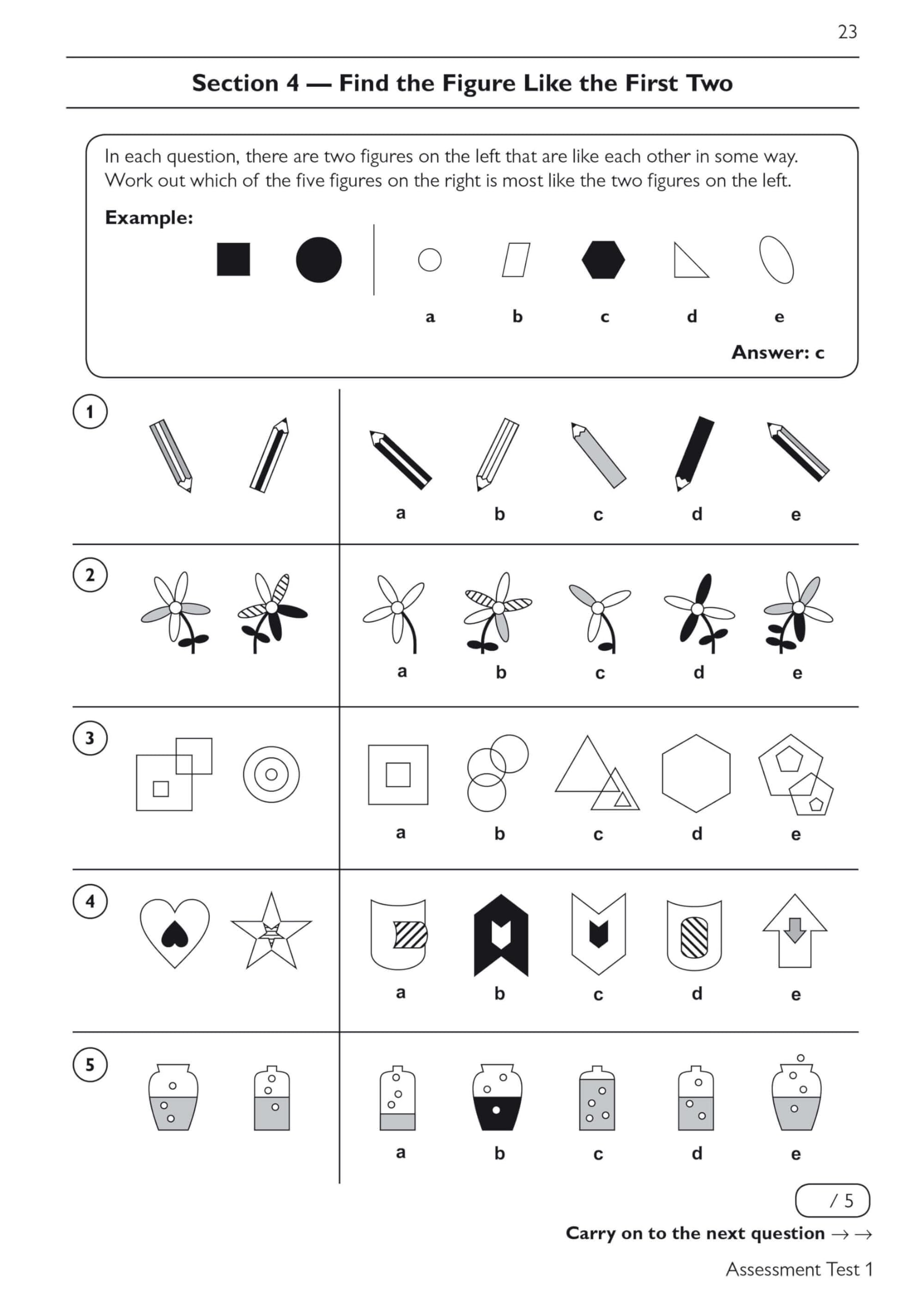 CGP 11+ GL Non-Verbal Reasoning Practice Book & Assessment Tests - Ages 8-9 with Online Edition 7