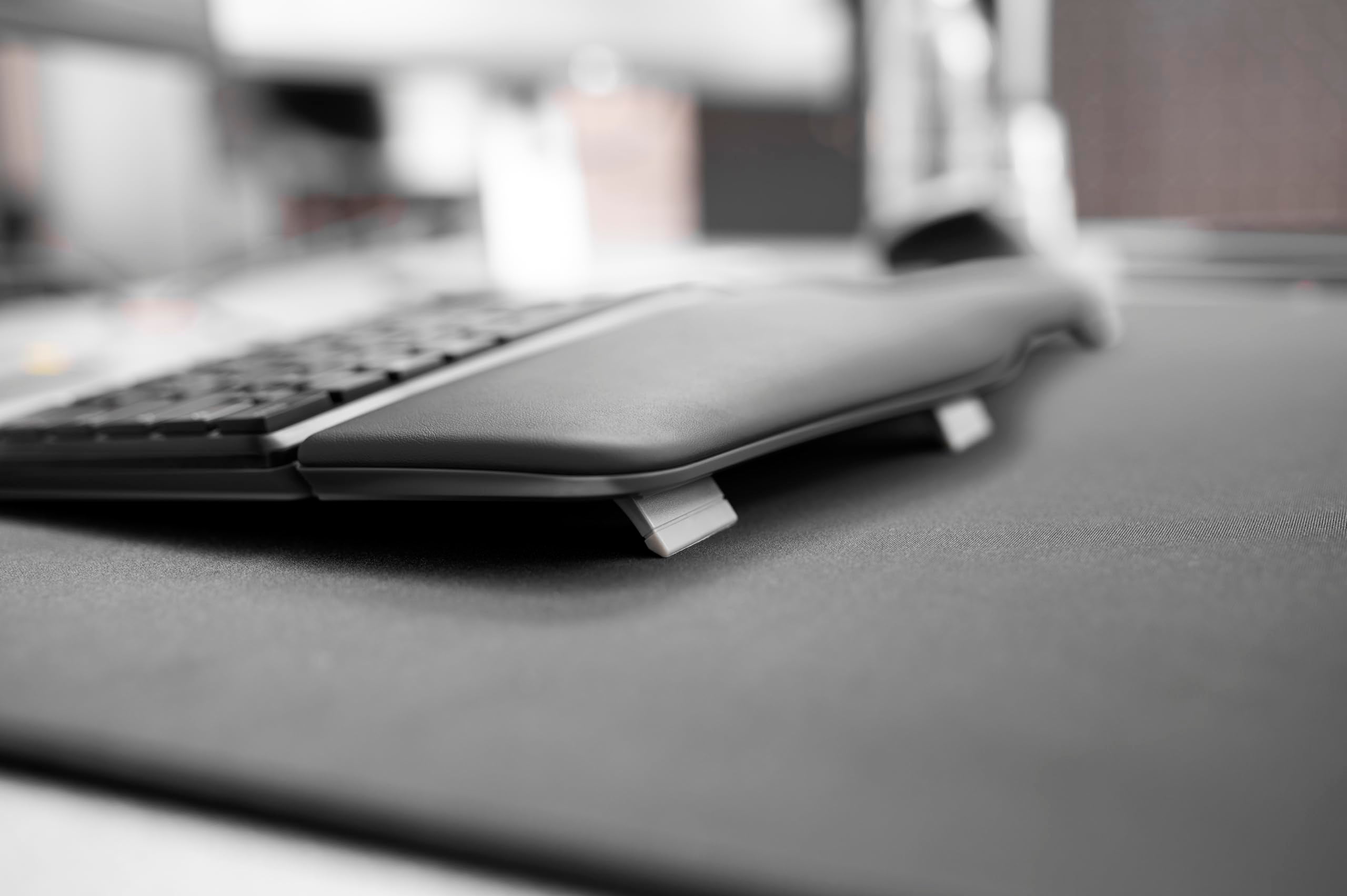 CHERRY KC 4500 ERGO Ergonomic Wired Keyboard - Padded Palm Rest | UK Layout | Black 4