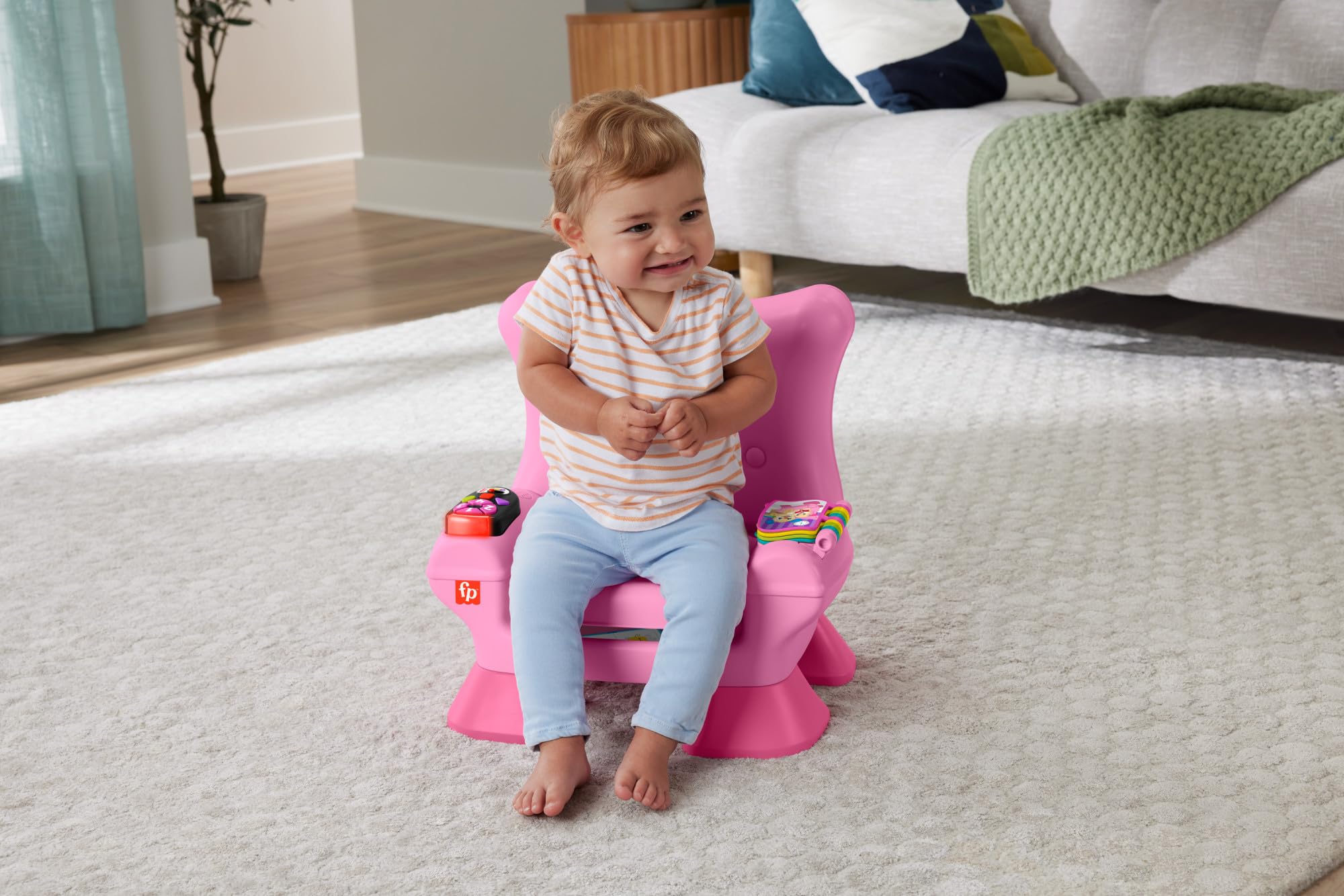 Fisher-Price Laugh & Learn Smart Stages Chair - Interactive Learning Toy for Toddlers 1 Year+