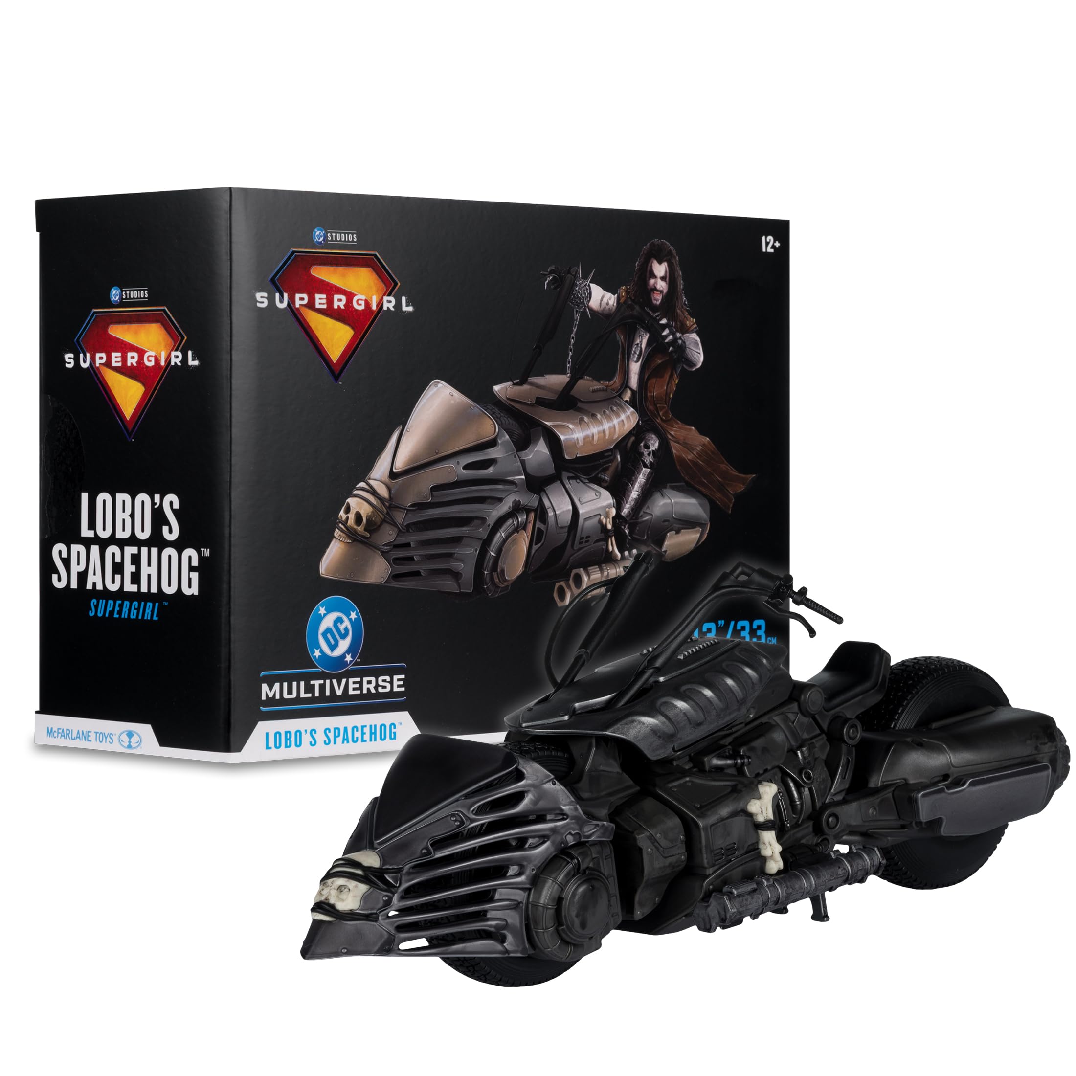 McFarlane DC Multiverse Lobo's Spacehog Vehicle - 13" Long | Fits 7" Figures | Supergirl Movie 4