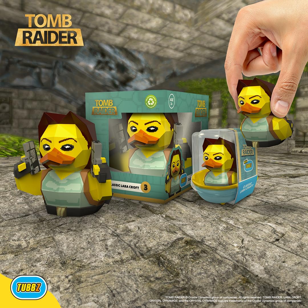 TUBBZ Boxed Edition Tomb Raider - Lara Croft Cosplaying Rubber Duck Vinyl Figure 5