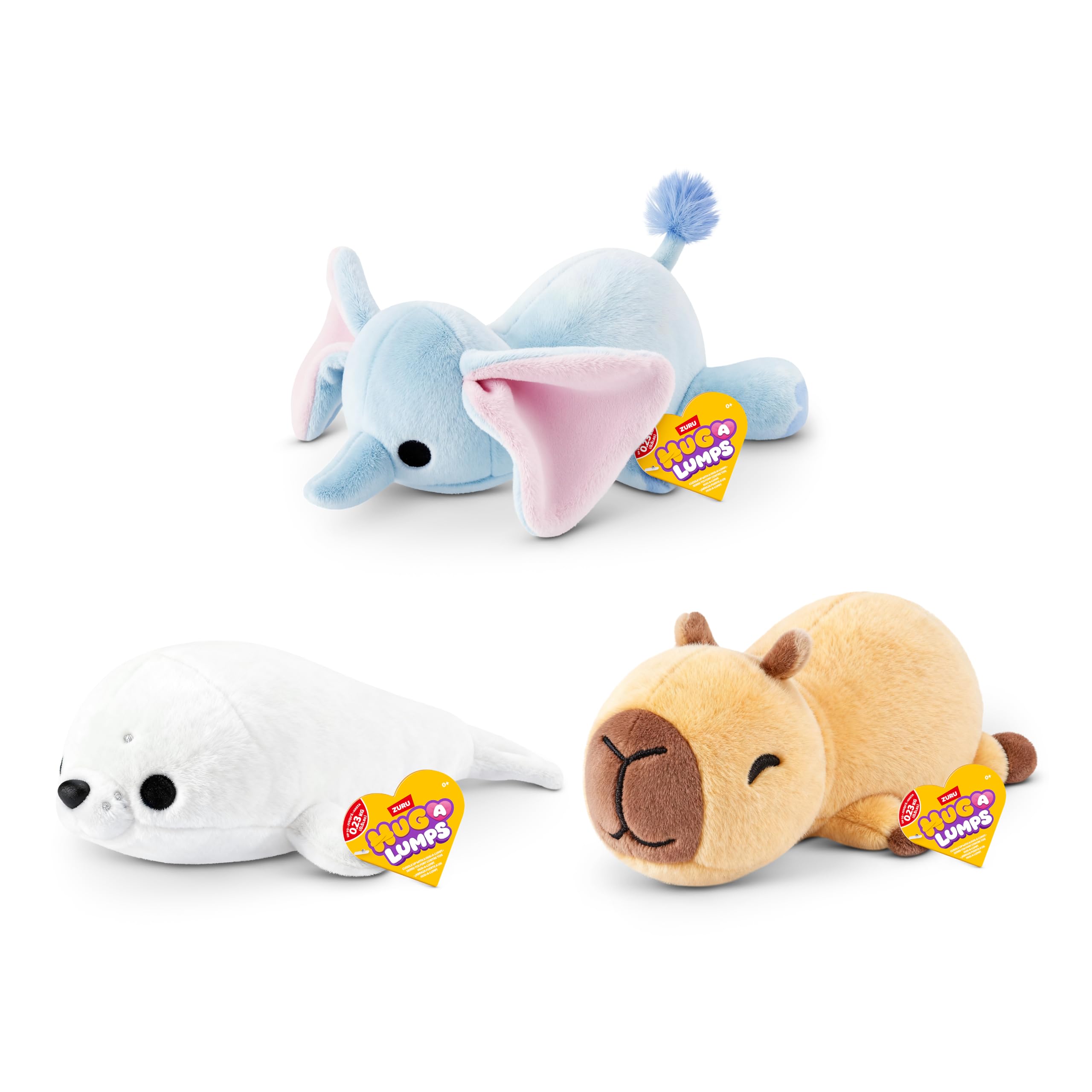 Hug-A-Lumps Baby Soft Dolls - Weighted Plush Comfort Pack | 3 Count