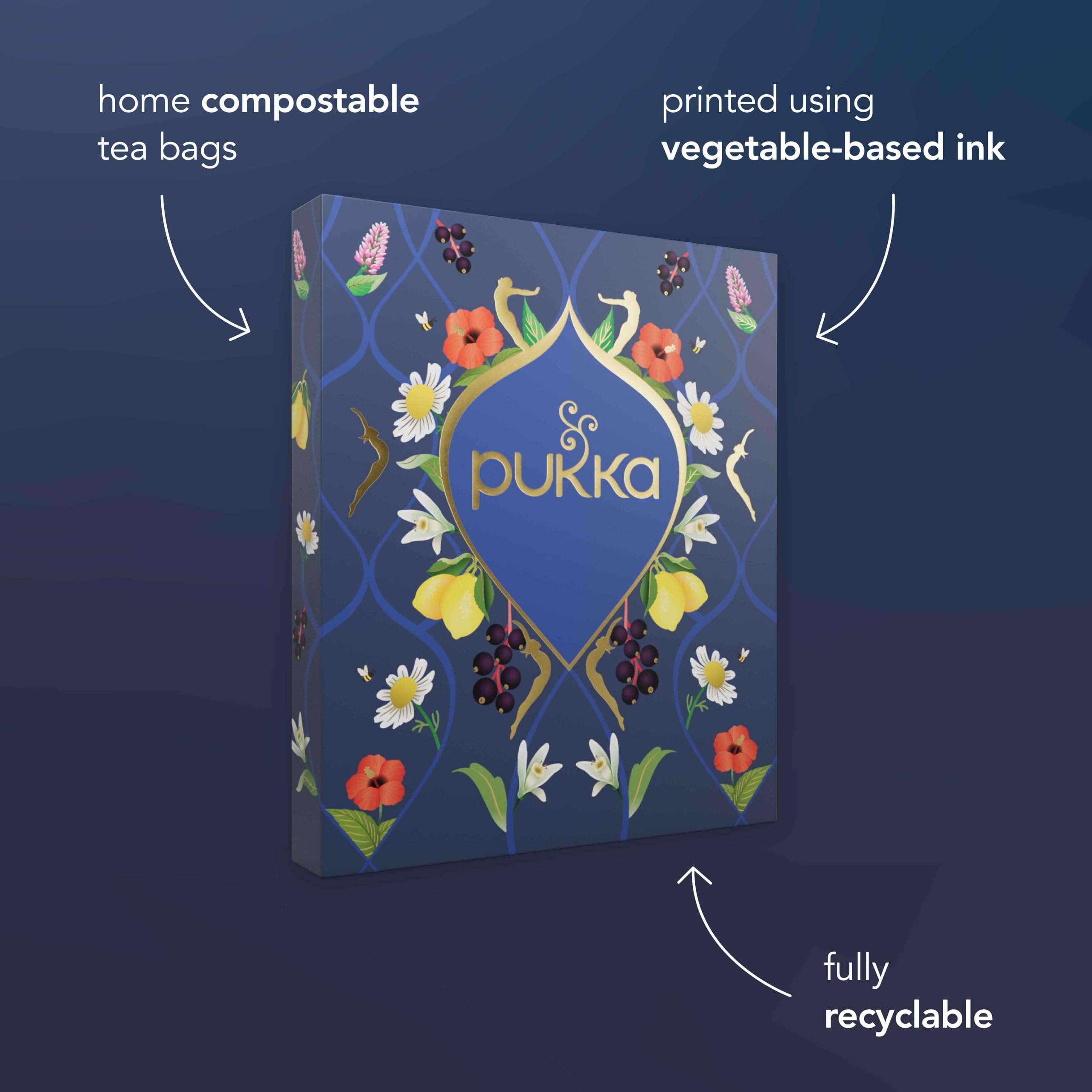 Pukka Herbs Premium Herbal Tea Selection Gift Set Box | 45 Sachets, 9 Organic Blends 6