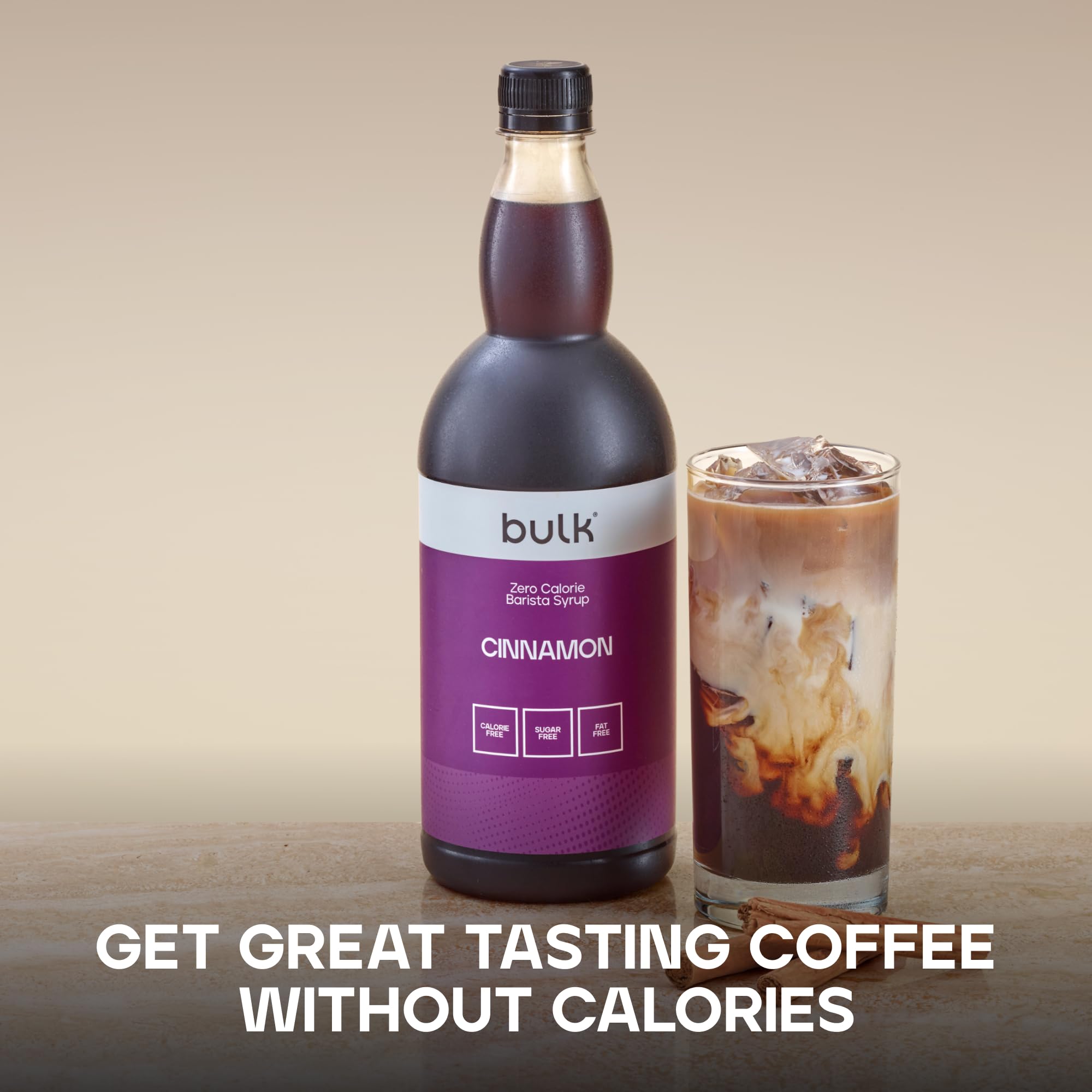 Bulk Zero Calorie Barista Syrup - Cinnamon Flavour | 1 Litre Bottle | Sugar Free, Vegan 2