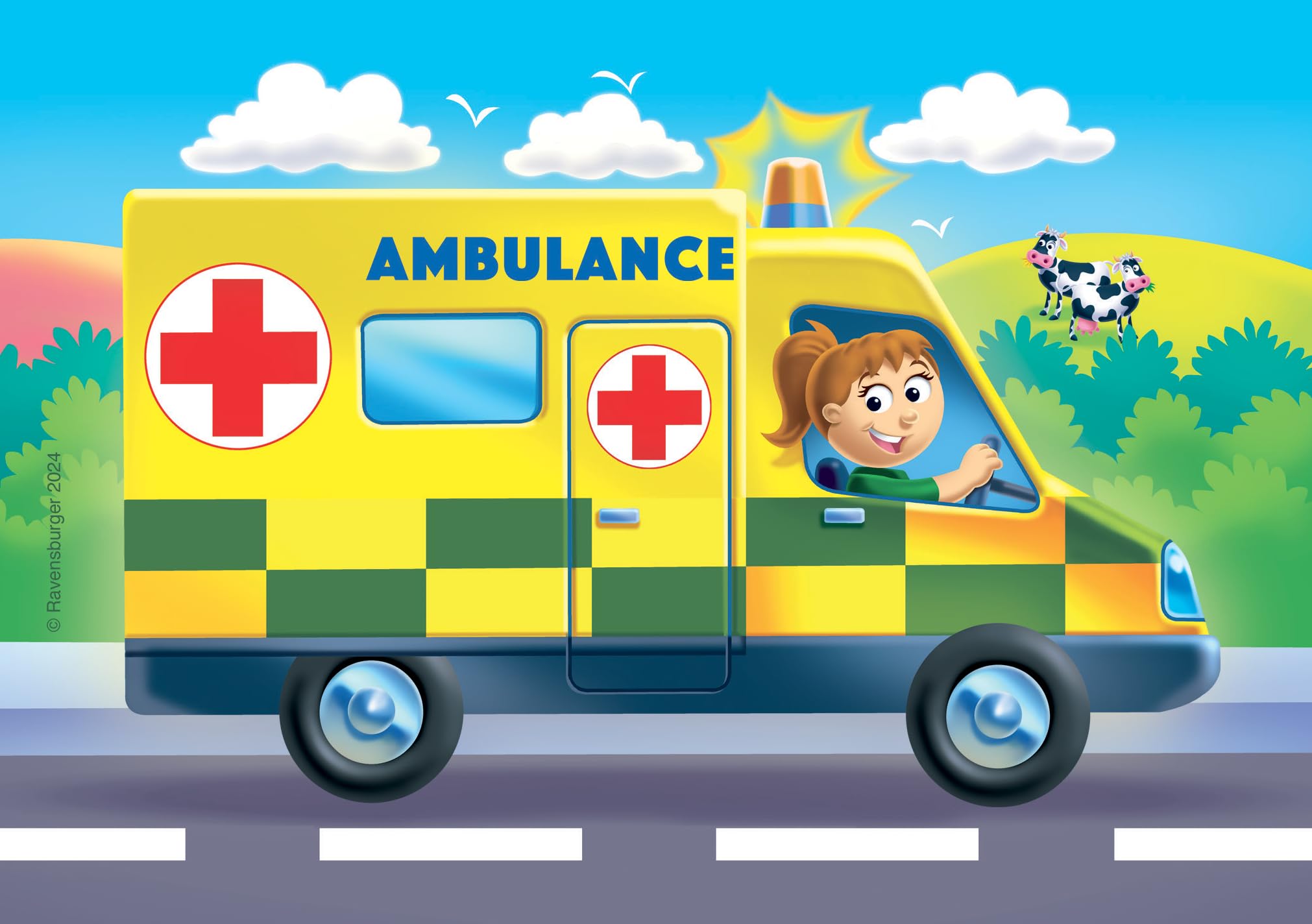 Ravensburger Rescue Vehicles My First Jigsaw Puzzles for Toddlers Age 18 Months+ (4-in-1 Set) 3
