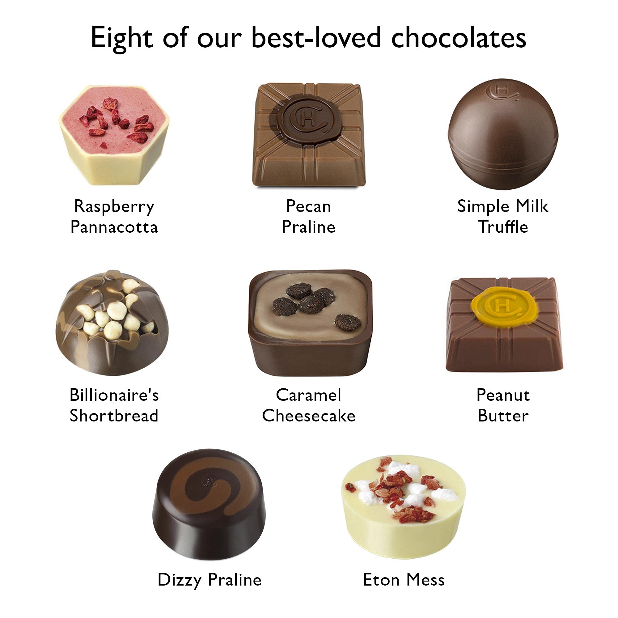 Hotel Chocolat Everything Pocket Selection - 8 Best-Loved Chocolates | 100g 2