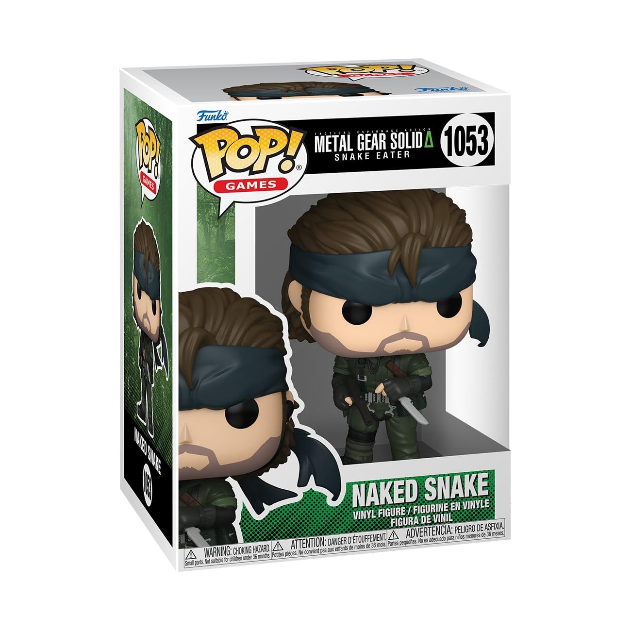 Funko POP! Games: Metal Gear Solid - Solid Snake Chibi Figure | Vinyl | 3.75 Inches 1