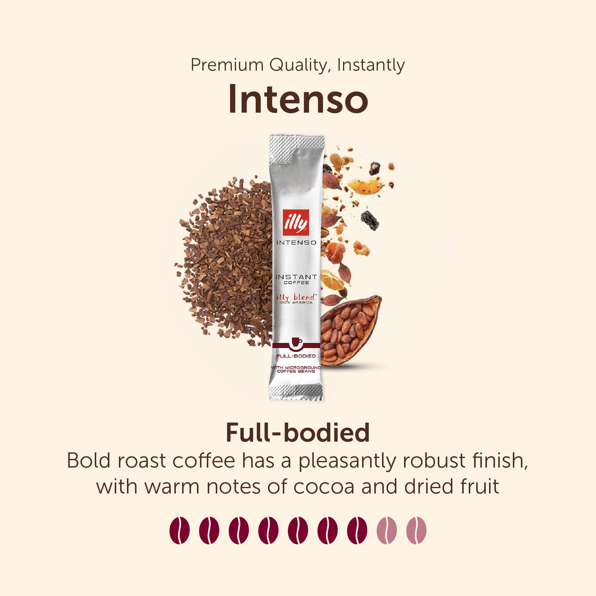 illy Intenso Instant Coffee Sachets - 100% Arabica Blend | Intensity 7/9 | 20 Count 5