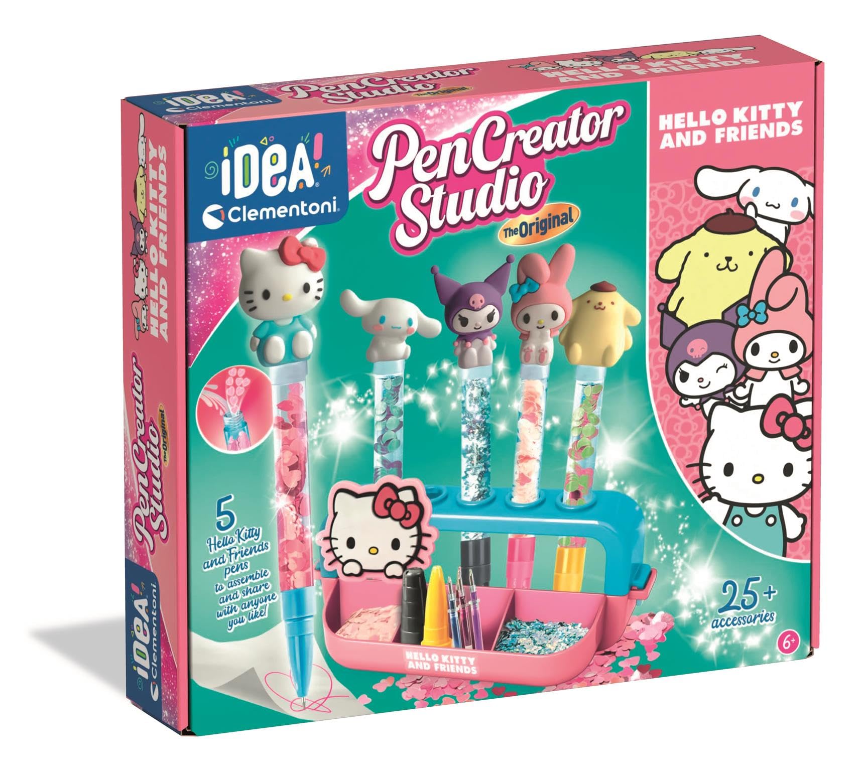 Clementoni IDEA Hello Kitty Pen Creator Studio - Personalized Pen Making Kit for Kids 5
