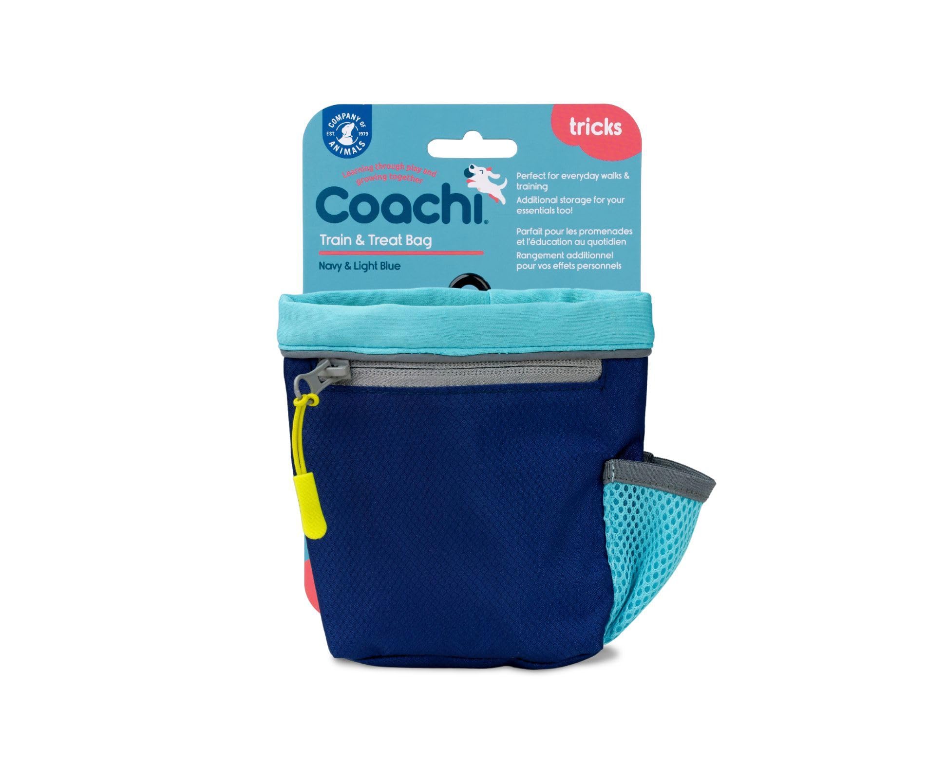 Coachi Train & Treat Bag - Generously Sized Treat Compartment | Secure Attachment | Neoprene 1