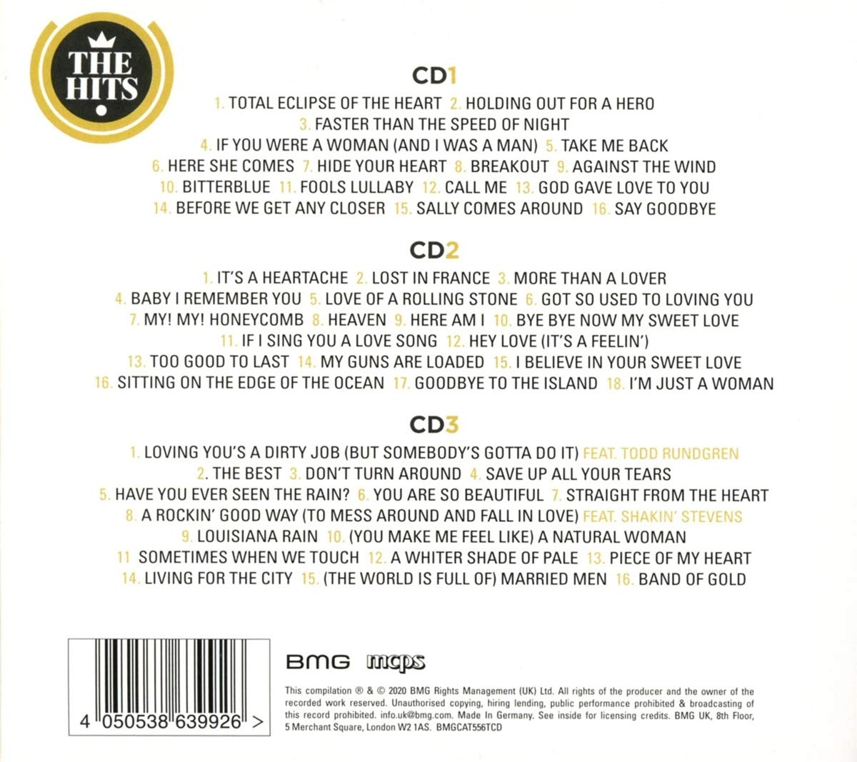 Bonnie Tyler - The Ultimate Collection [3 CD Box Set]