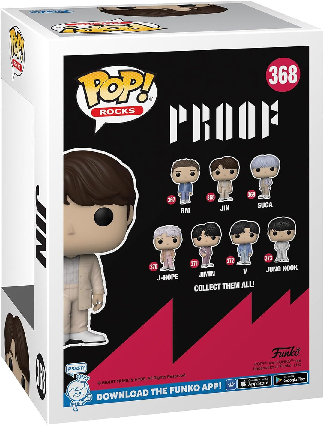 Funko Pop! Rocks BTS - Jin Vinyl Figure (Model Number: 12345)