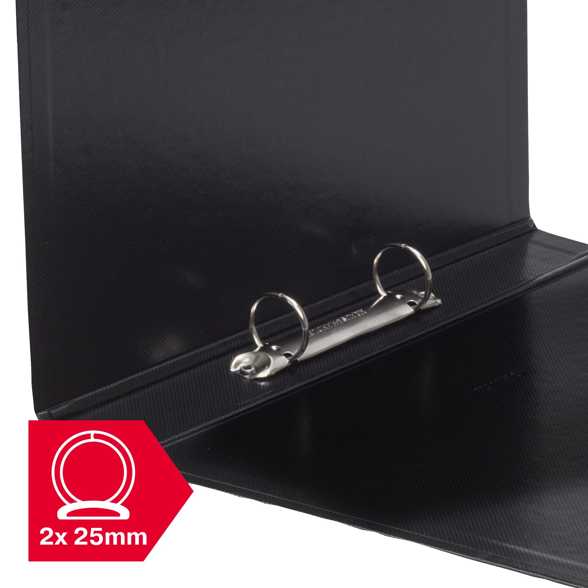 Rexel Choices A4 O-Ring Binder - 25mm Spine, 190 Sheet Capacity, Black, 3 Pack 5