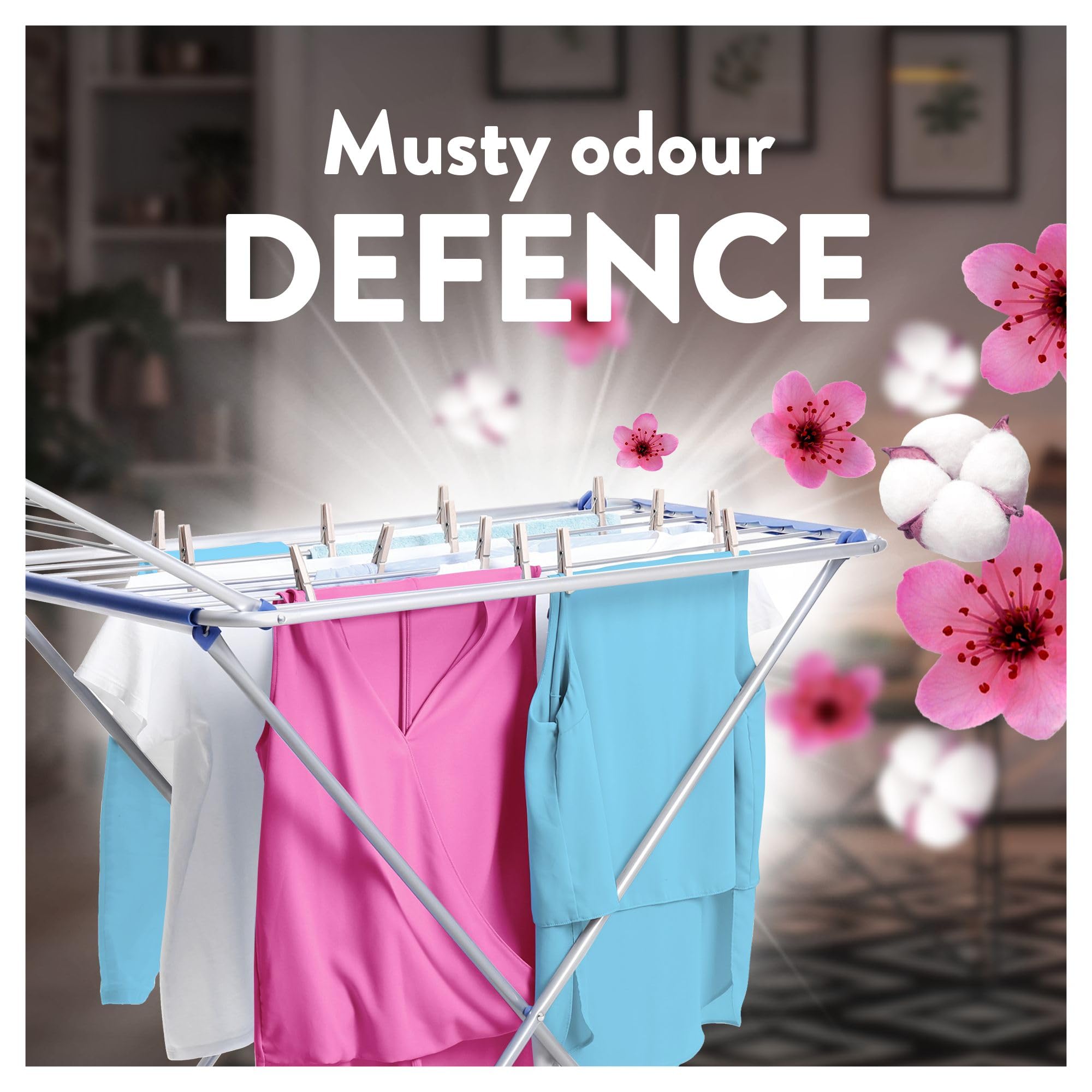Fairy Non Bio Outdoorable Fabric Conditioner, Cherry Blossom & Nordic Cotton, 84 Washes, 1.18 L 2