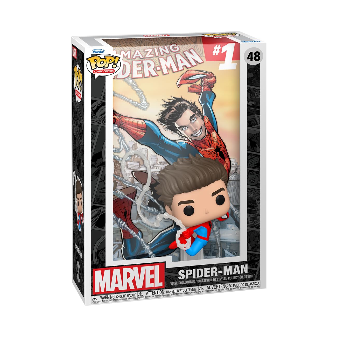 Funko Pop! Comic Cover: Marvel - The Amazing Spider-Man #1 - Spider-Man Vinyl Figure 9