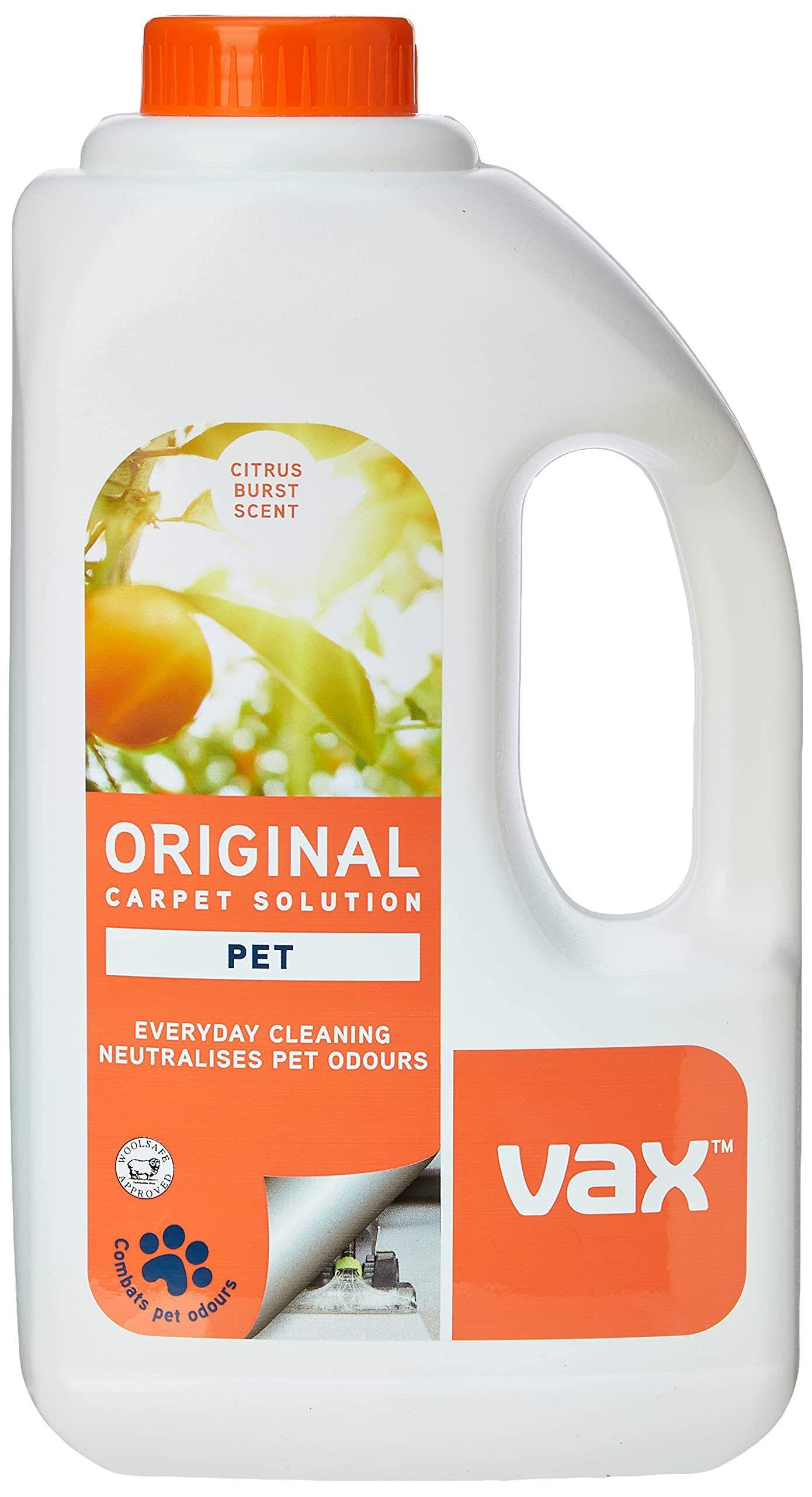 Vax Original Pet Carpet Cleaner Solution - Neutralizes Odours | 1.5L Liquid Detergent 1