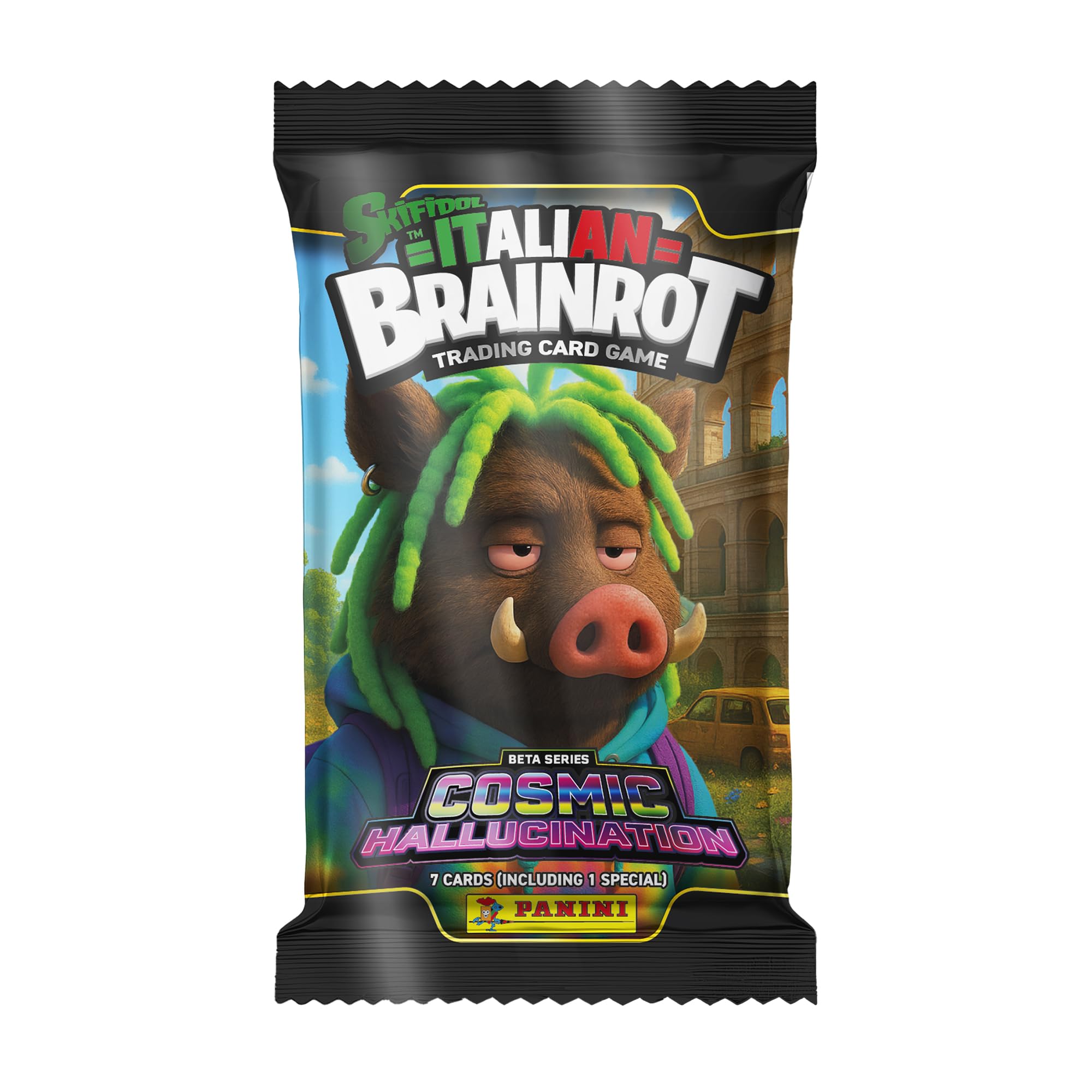 Panini Skifidol Italian Brainrot Cosmic Hallucination Trading Card Collection Multipack 5