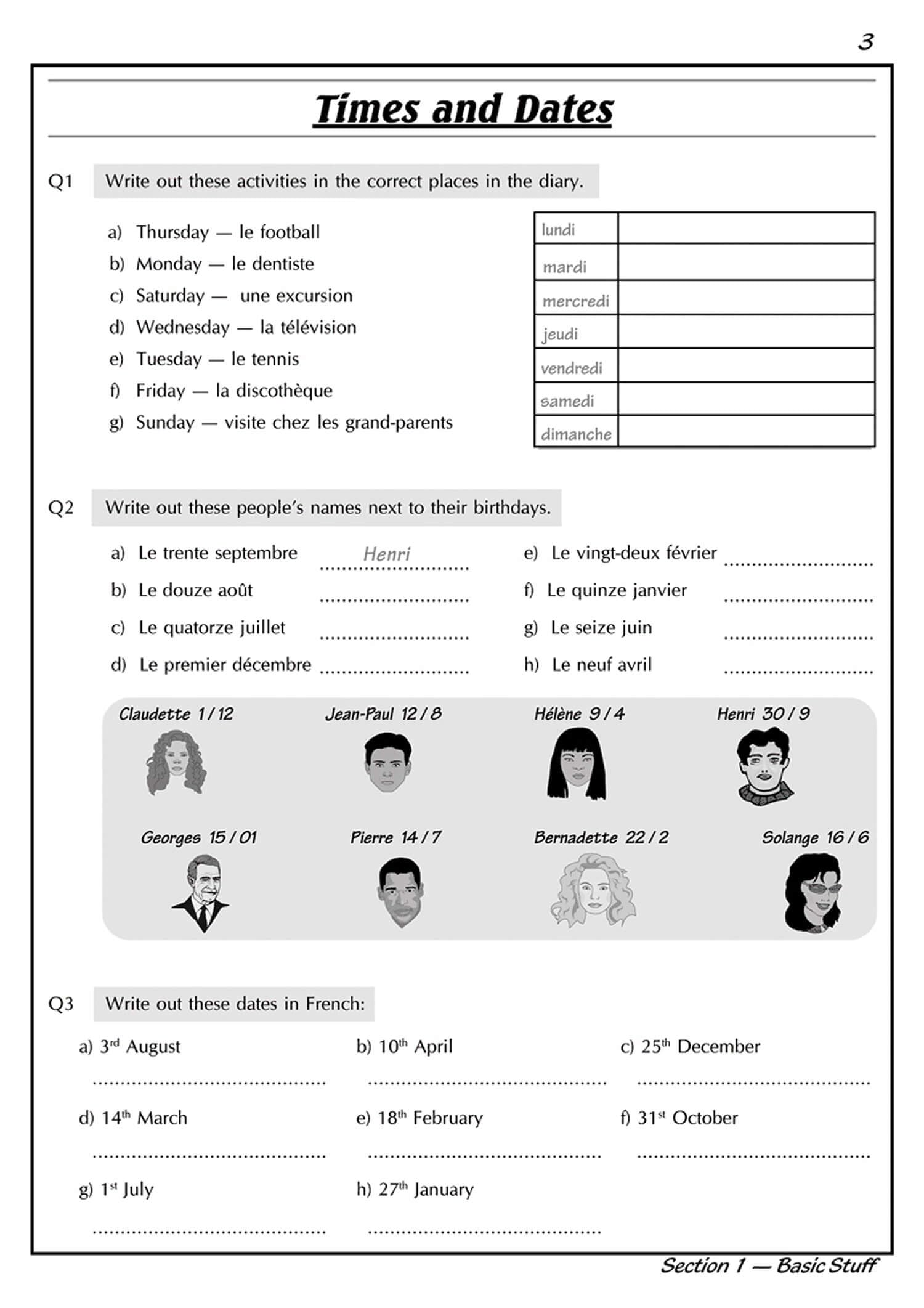 CGP KS3 French Workbook with Answers - Ages 11-14 | Paperback | 76 Pages 4