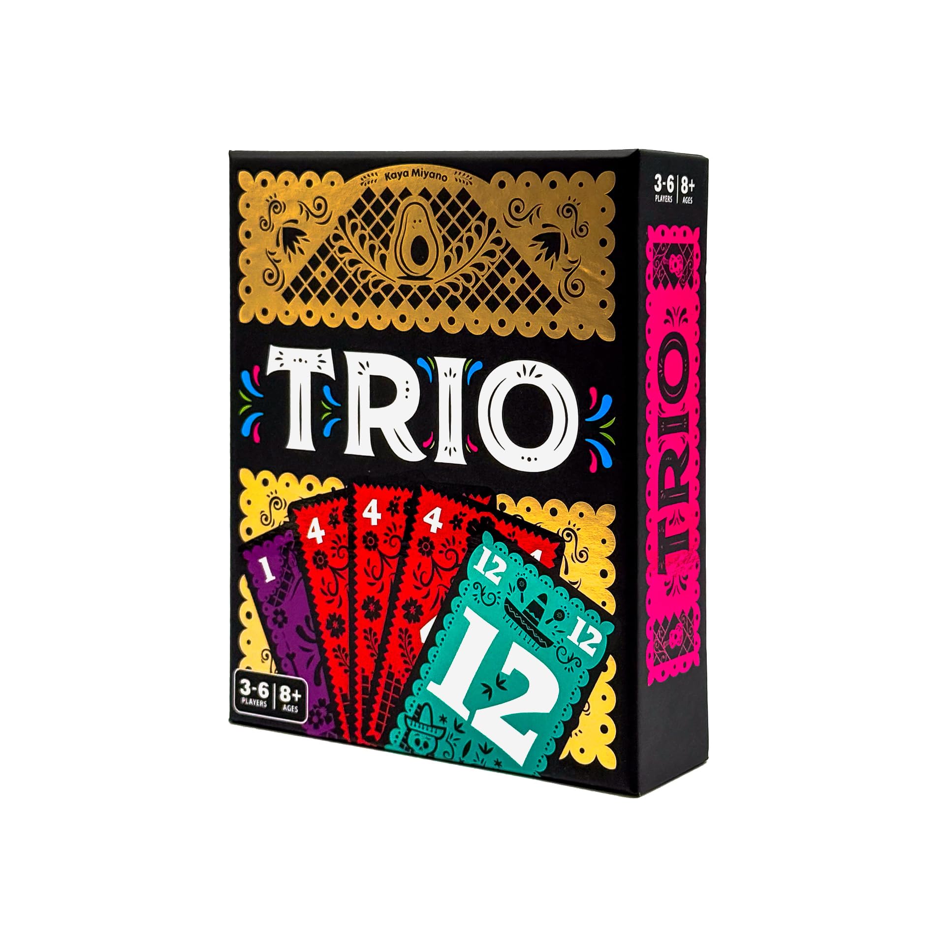 Cocktail Games Trio (2025 Refresh) Card Game | Ages 8+ | 3-6 Players | Memory & Deduction 3