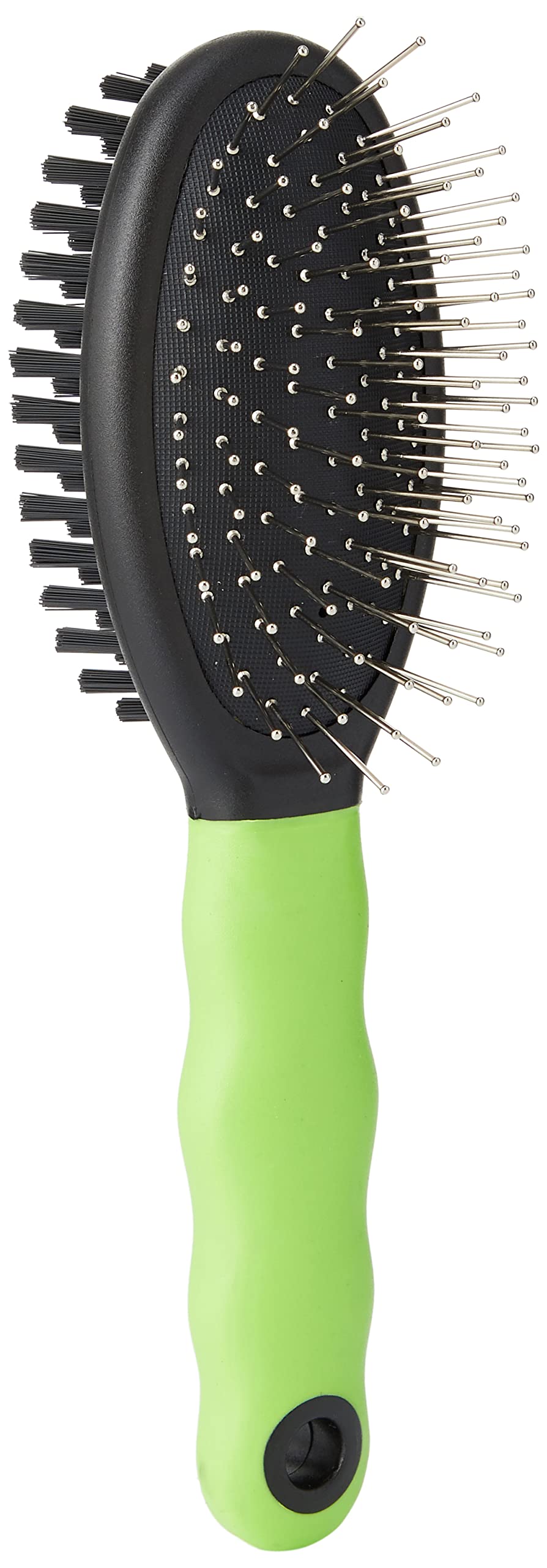 Ferplast Combination Cat Brush GRO 5798 - Dual-Sided Grooming Tool for All Hair Lengths | Green 1