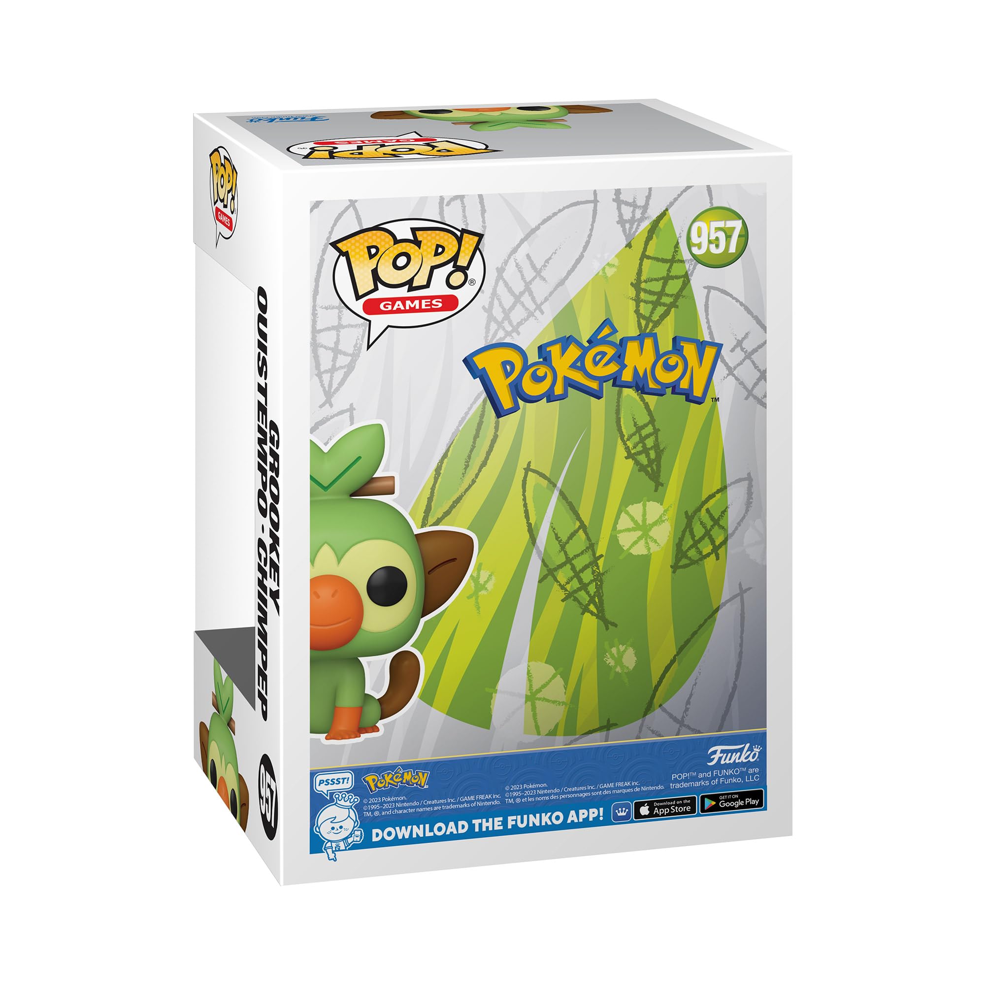 Funko Pop! Games: Pokemon - Grookey Vinyl Figure (70976) 11