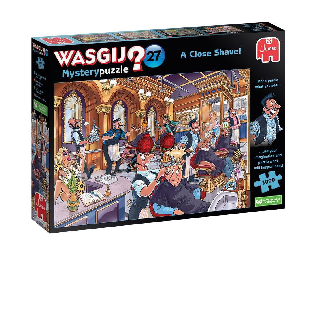 Jumbo Wasgij Mystery 27 - A Close Shave 1000 Piece Jigsaw Puzzle 9