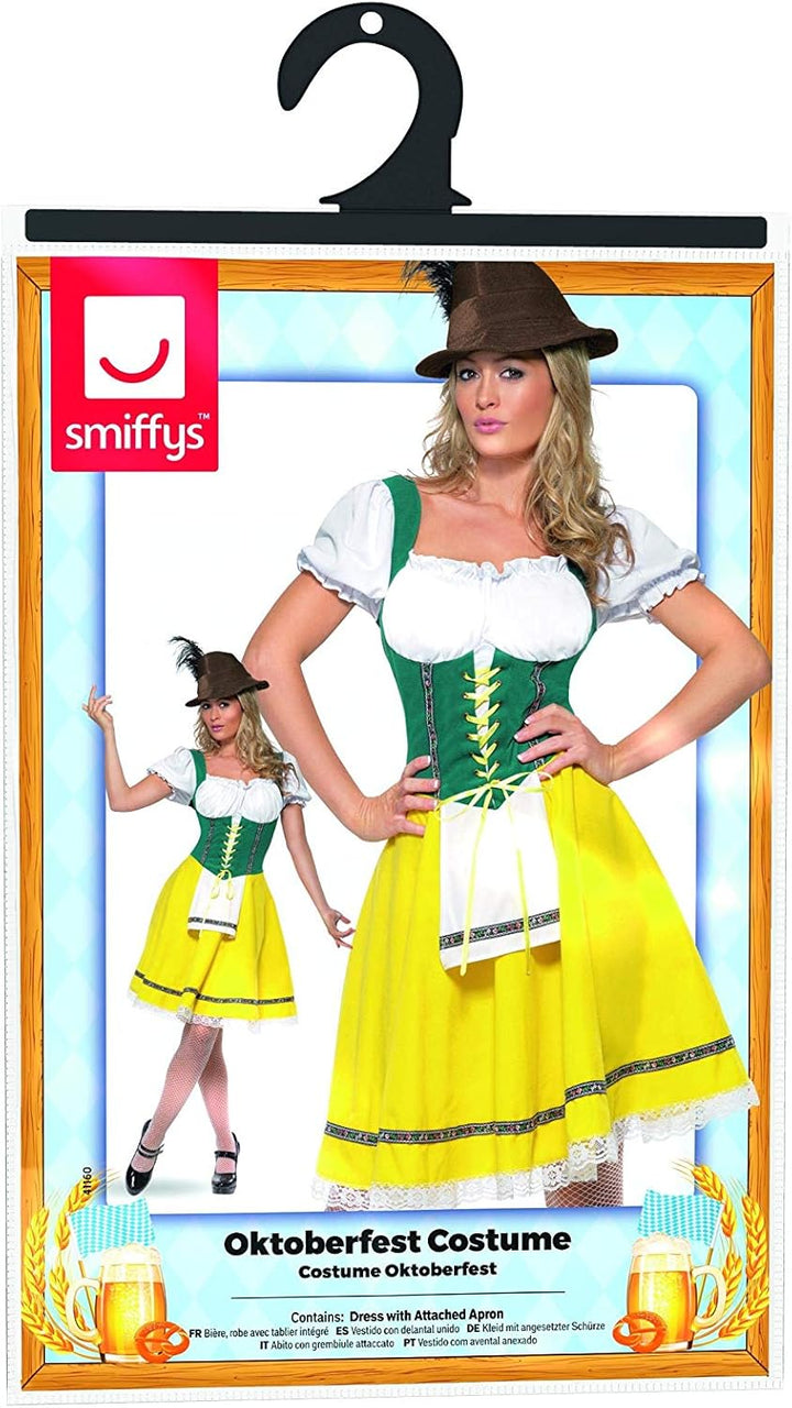 Smiffys Bavarian Beer Maiden Costume - Size 12-14 (41160S)