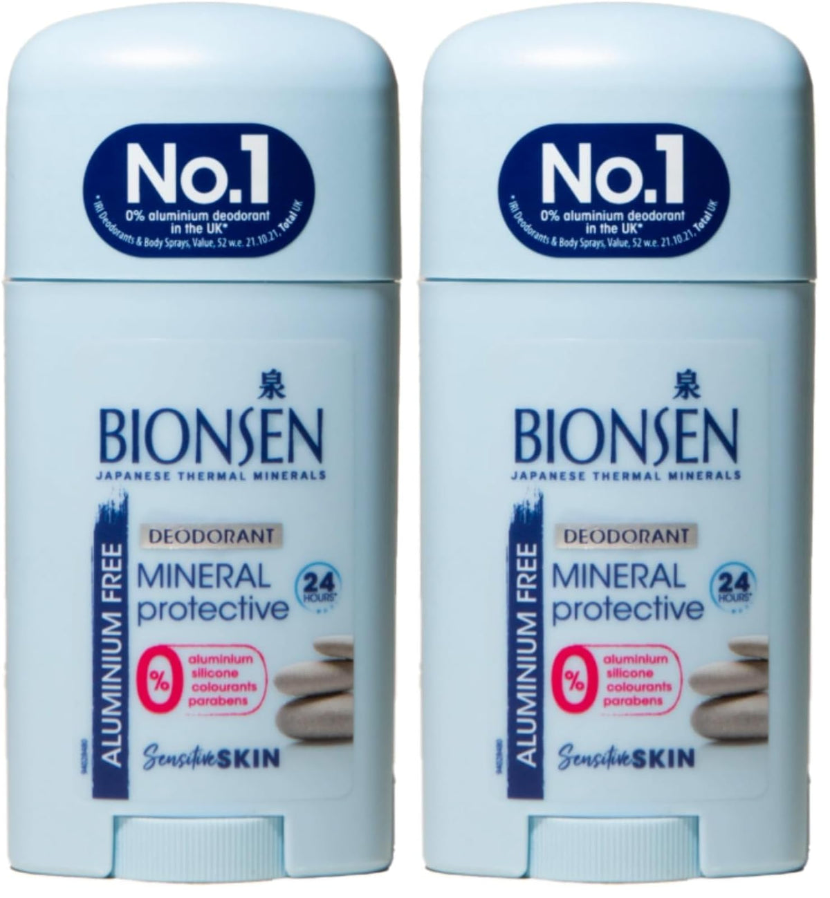 Bionsen Deodorant Stick, Blue, 40 ml - Pack of 2