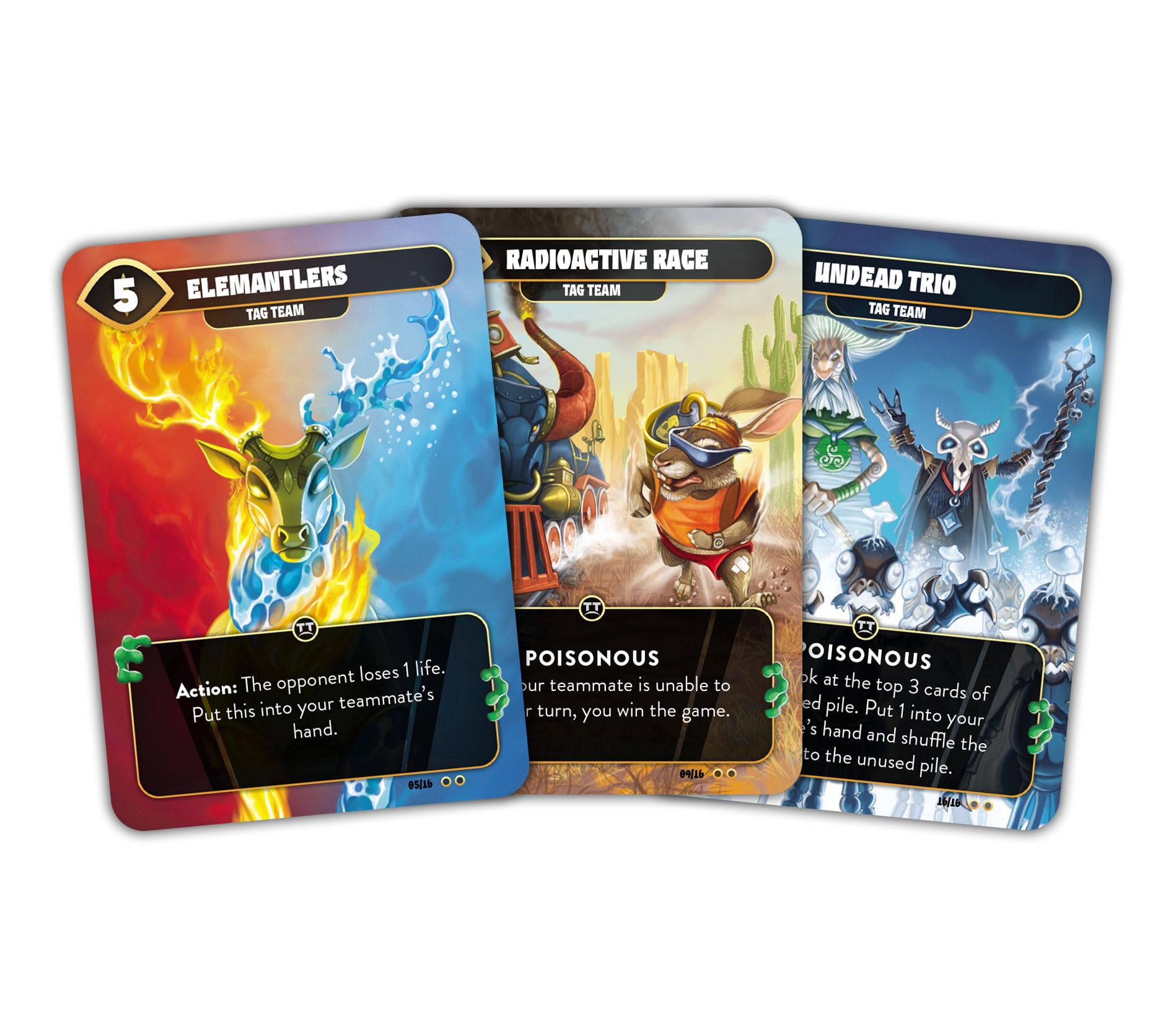 Nerdlab Games Mindbug: Tag Team Expansion | 2-vs-2 Card Game | Ages 8+ | 15-25 Min 2
