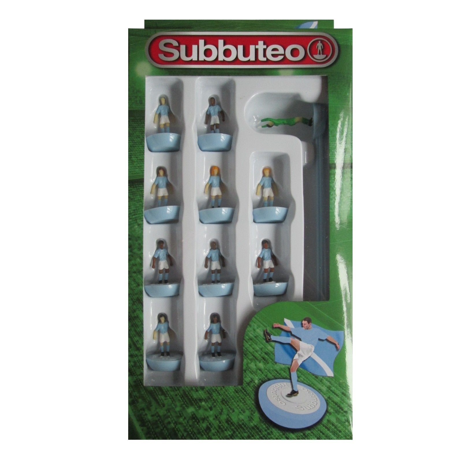 Paul Lamond Subbuteo 3405 Player Set - Blue/White Team | Medium Plastic Set