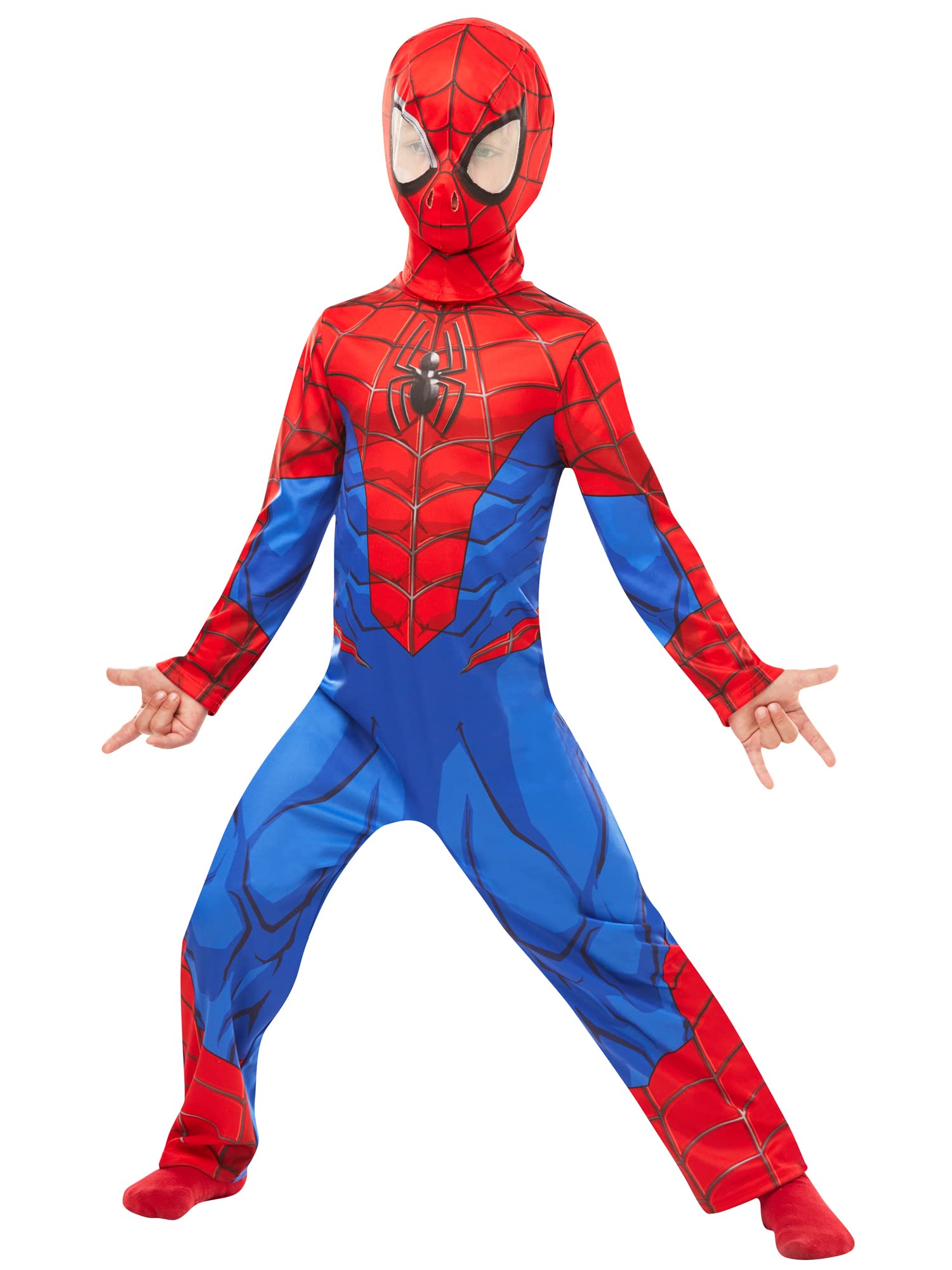 Rubies Marvel Spider-Man Classic Child Costume - Boys, Size 7-8 Years (L)