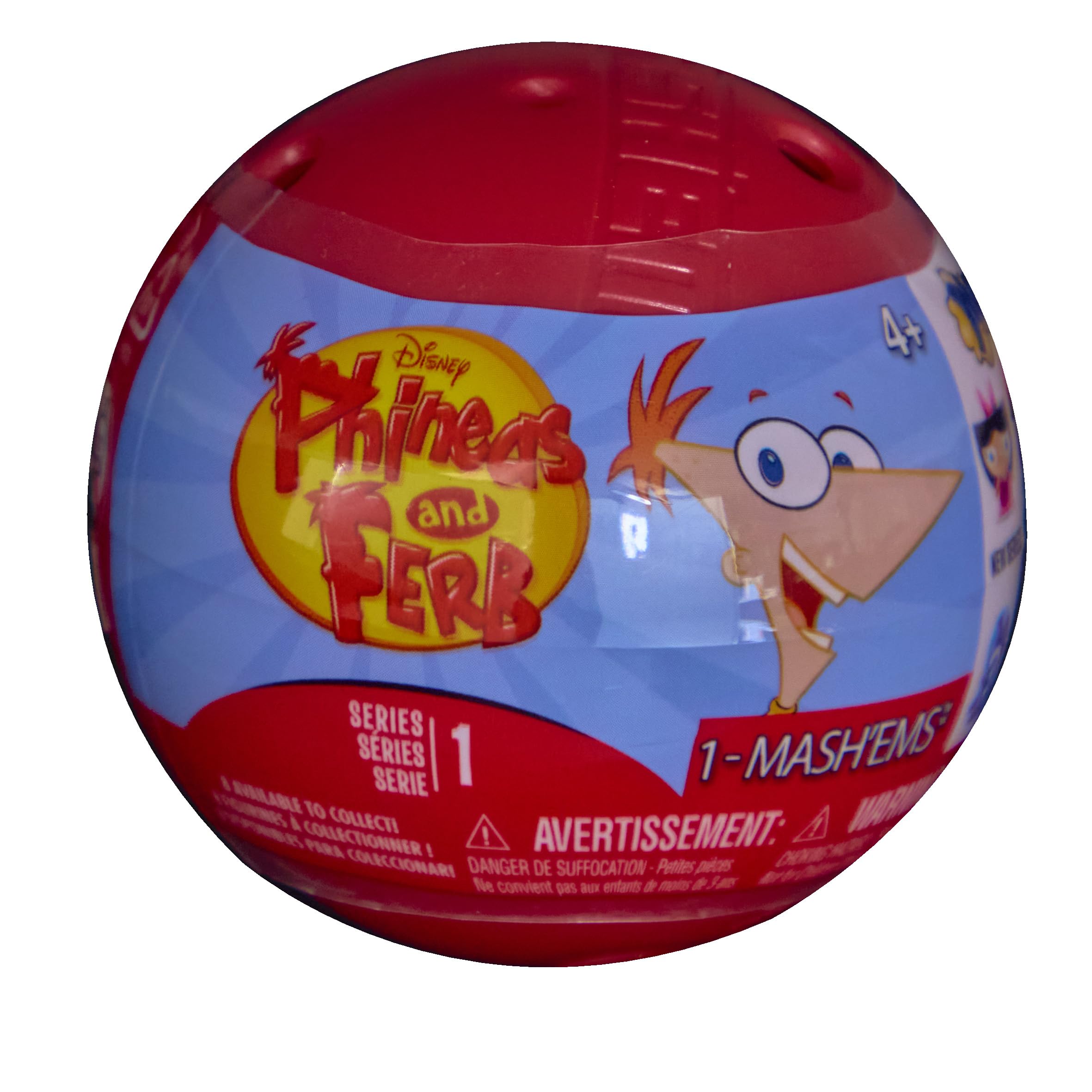 Mash'Ems Phineas & Ferb Squishy Collectible Figures - 8 to Collect | Ages 4+ 2
