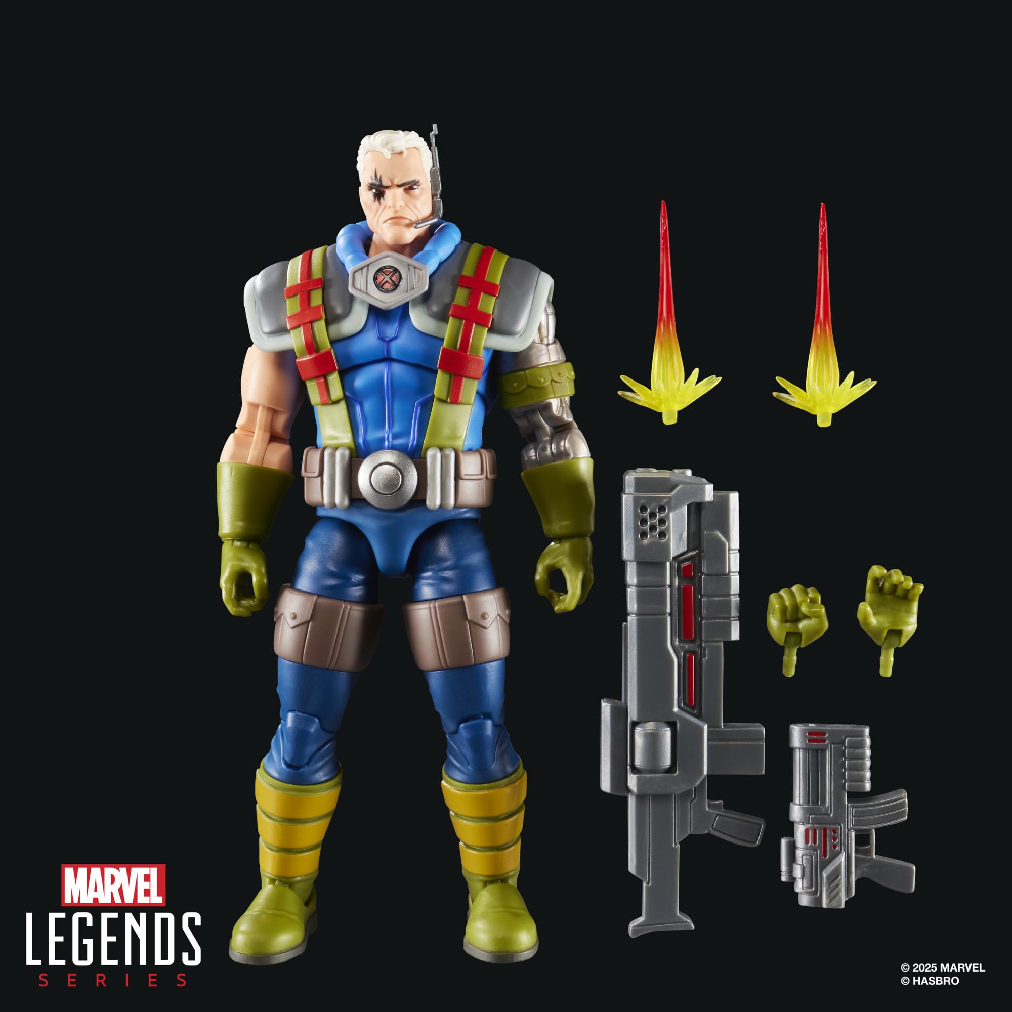 Marvel Legends X-Men '97 Cable Action Figure - 15 cm Scale, 6 Accessories, Ages 4+ 9