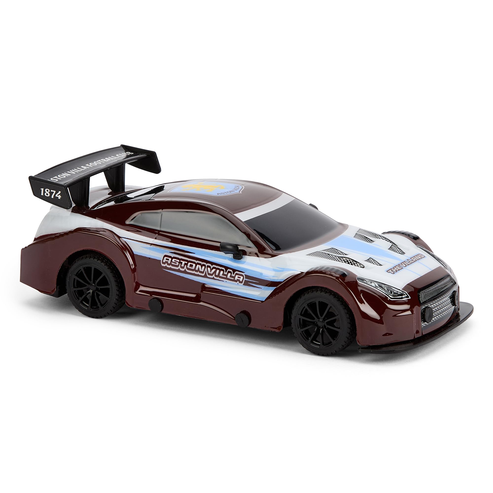 Aston Villa FC Officially Licensed RC Sports Car - 1:24 Scale Remote Controlled Vehicle for Kids 3