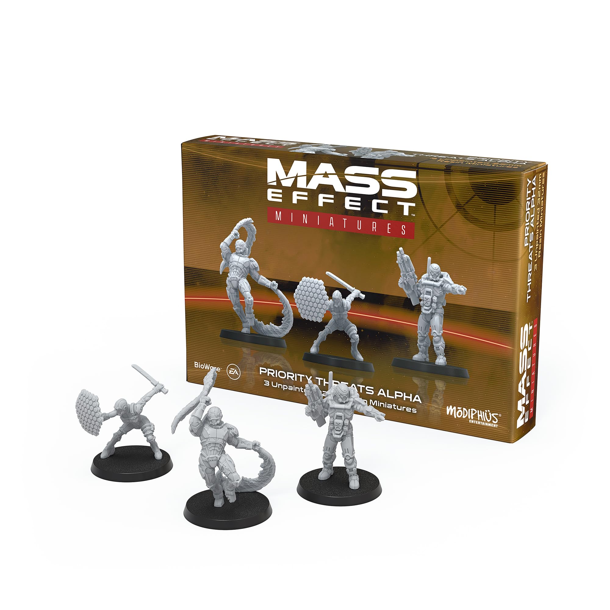 Modiphius Mass Effect Priority Threats Alpha Resin Collectors Miniature Set 2