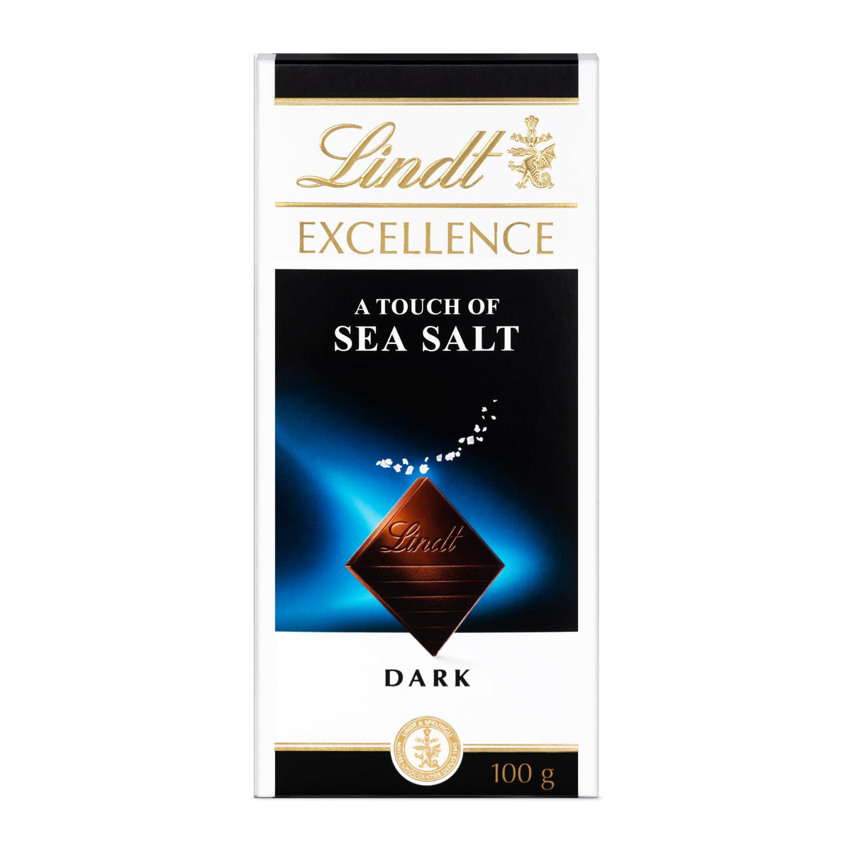Lindt Excellence Dark Sea Salt Chocolate Bar - 100 g