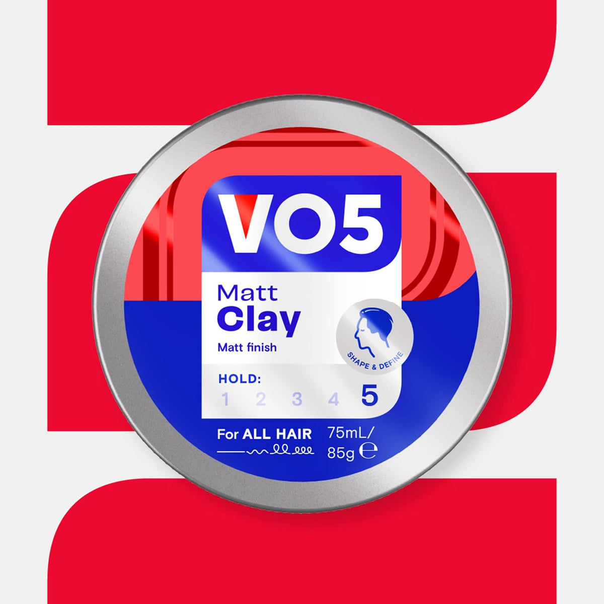VO5 Matt Hair Clay - Long-Lasting Hold & Matte Finish | 75 ml 7