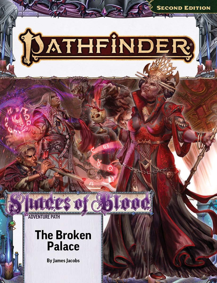 Paizo Pathfinder Adventure Path: The Broken Palace (Shades of Blood) Reference Book | Paperback 1