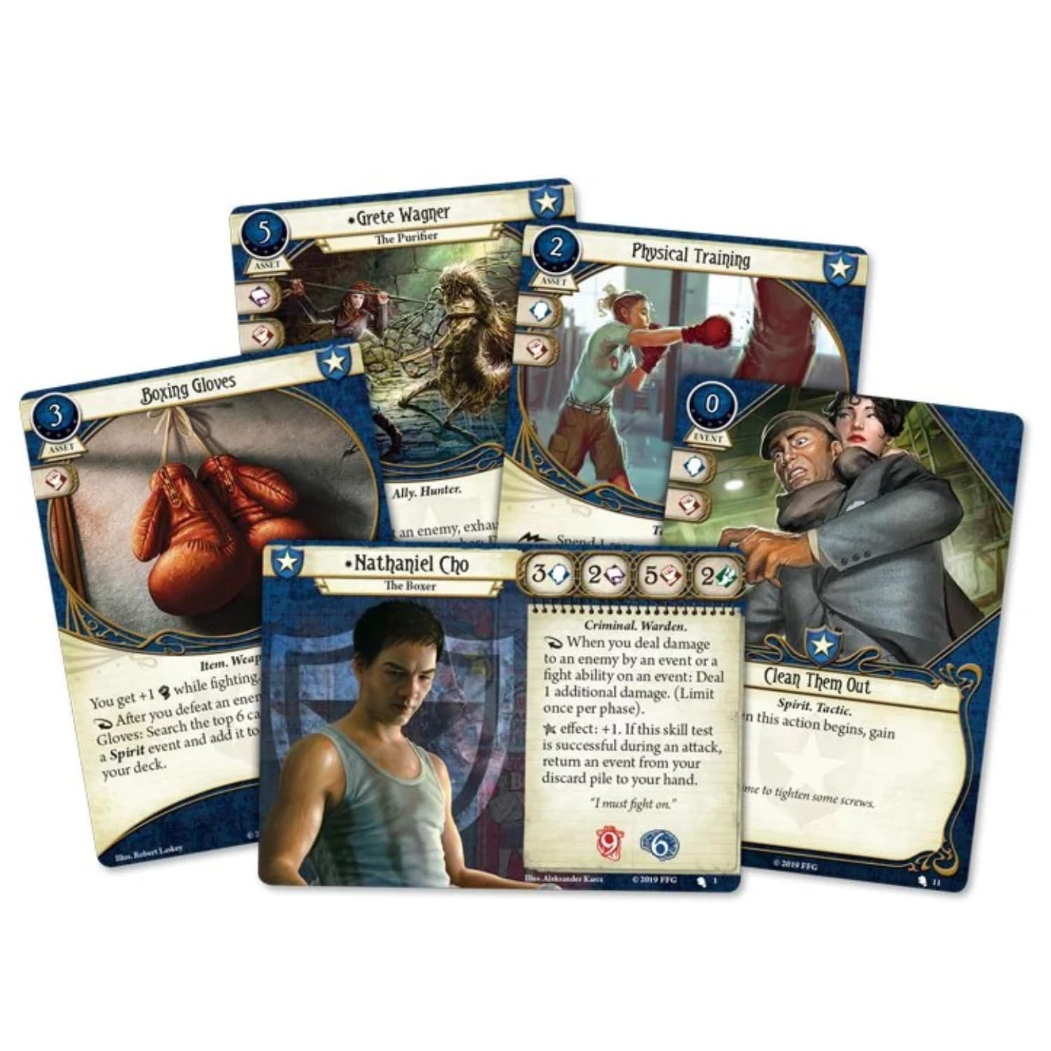 Fantasy Flight Games Arkham Horror The Card Game Nathaniel Cho Investigator Starter Deck 9