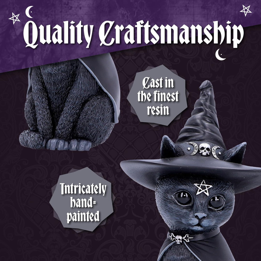 Nemesis Now Cult Cuties - Purrah Witches Hat Occult Cat Figurine