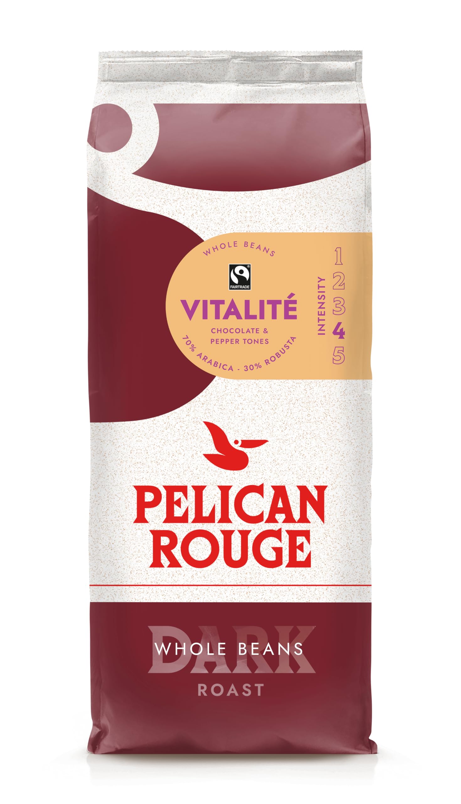 Pelican Rouge VITALITE Whole Dark Roasted Coffee Beans | 70% Arabica, 30% Robusta 1