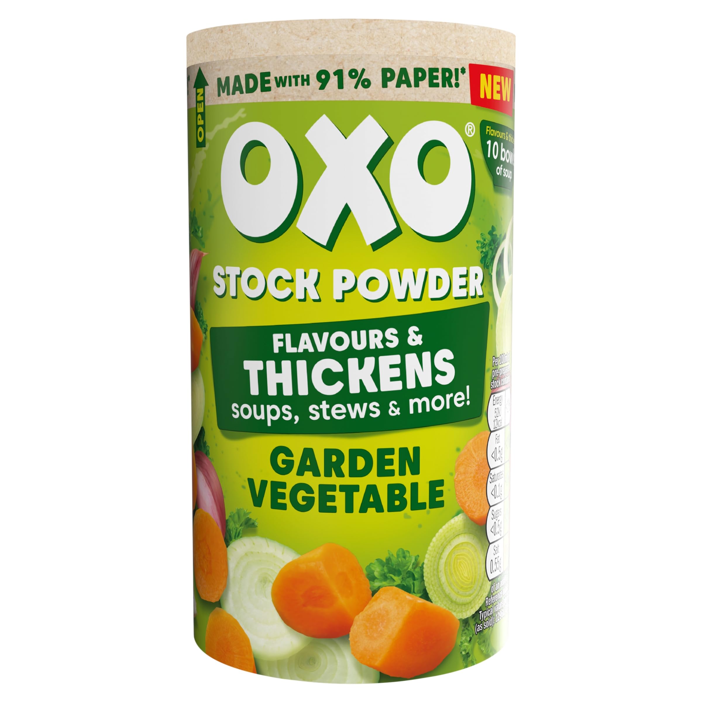 OXO Garden Vegetable Stock Powder - Savoury Base for Soups & Stews | 100g Packet 2