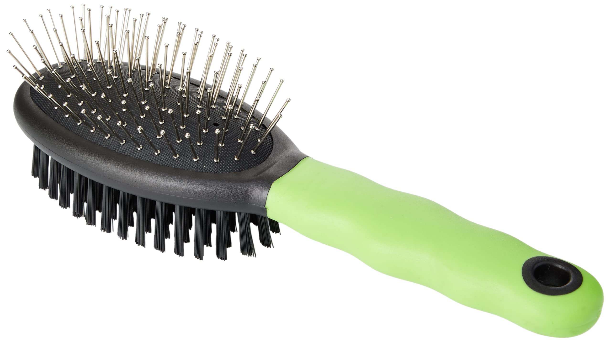 Ferplast Combination Cat Brush GRO 5798 - Dual-Sided Grooming Tool for All Hair Lengths | Green 2
