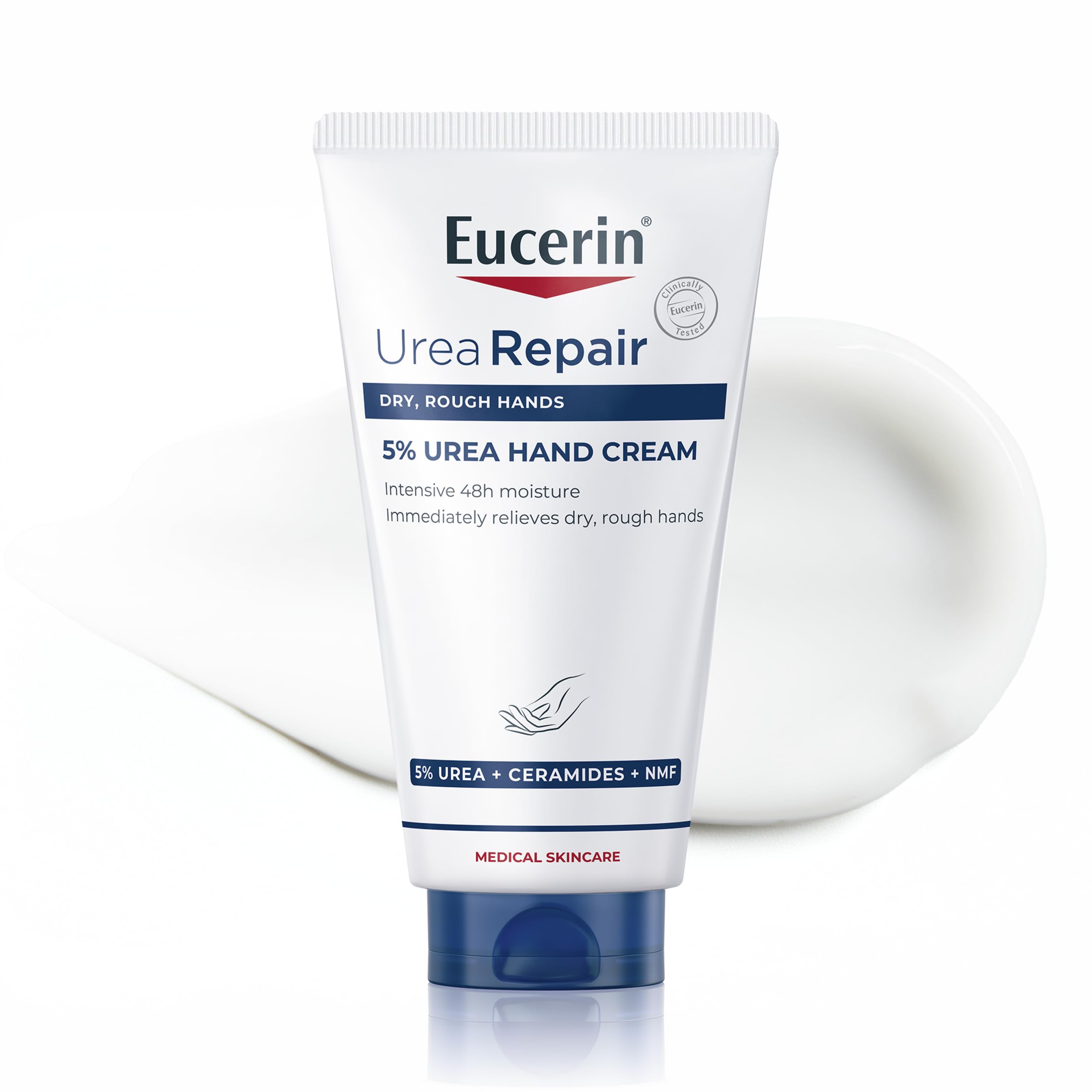 Eucerin UreaRepair Plus Hand Cream - Immediate Relief for Dry, Rough Hands | 75ml 1