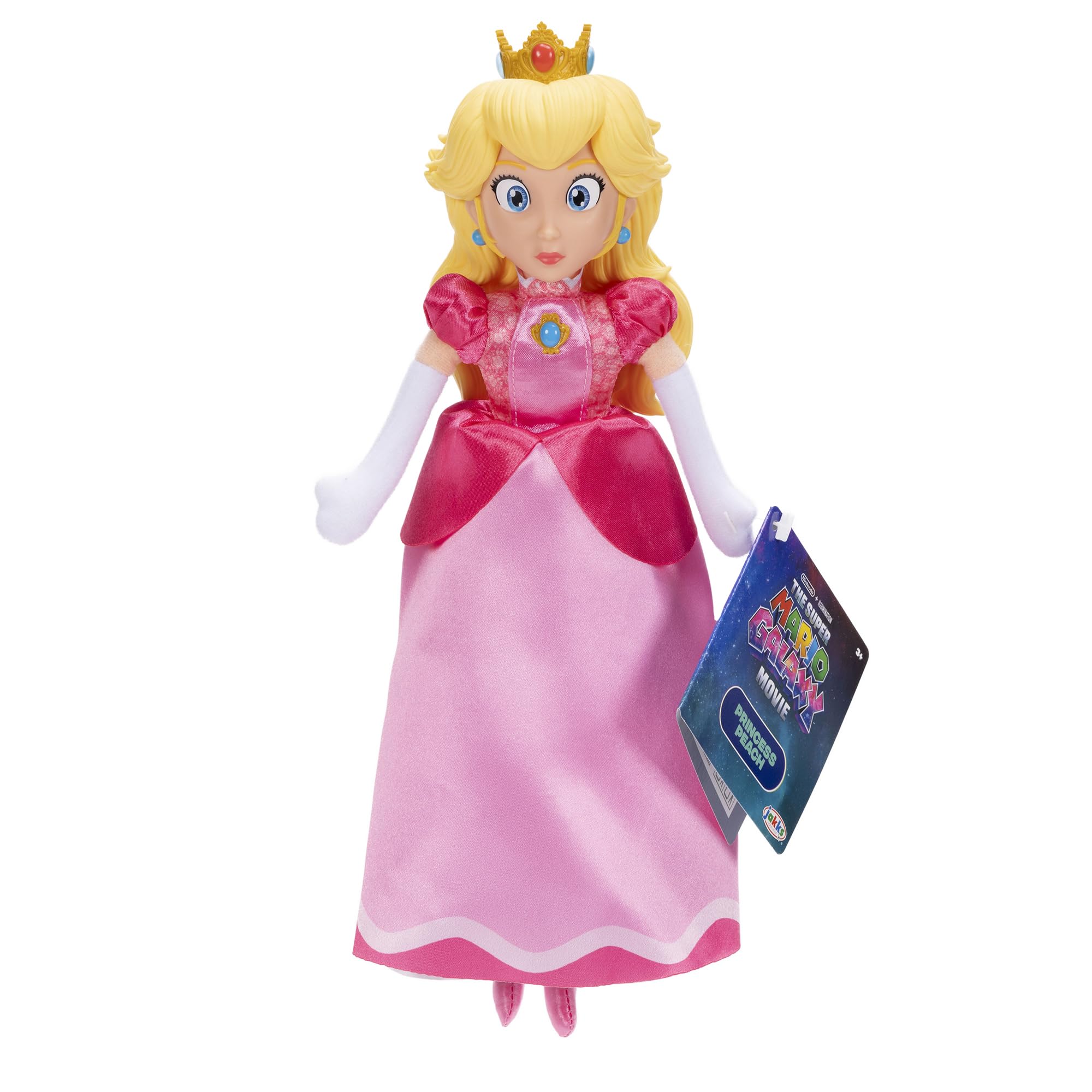 Jakks Pacific Super Mario Galaxy Movie Jumbo Plush Multipack - Mario, Luigi, Peach | 9' / 23cm 2